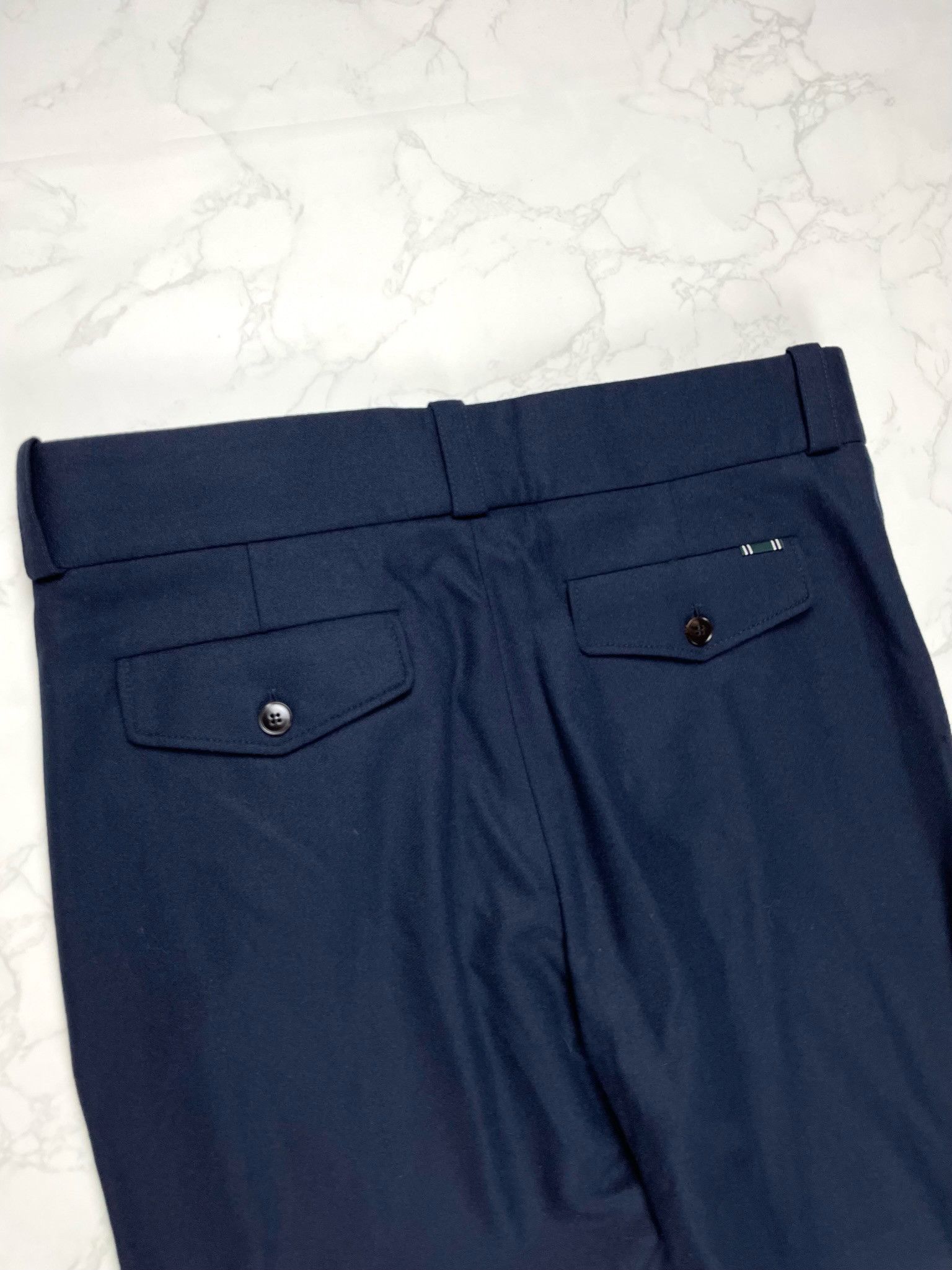 Gucci 🔥75% OFF🔥 [SALE] Gucci Navy Wool Casual Pants Size US 32 / EU 48 - 14 Thumbnail