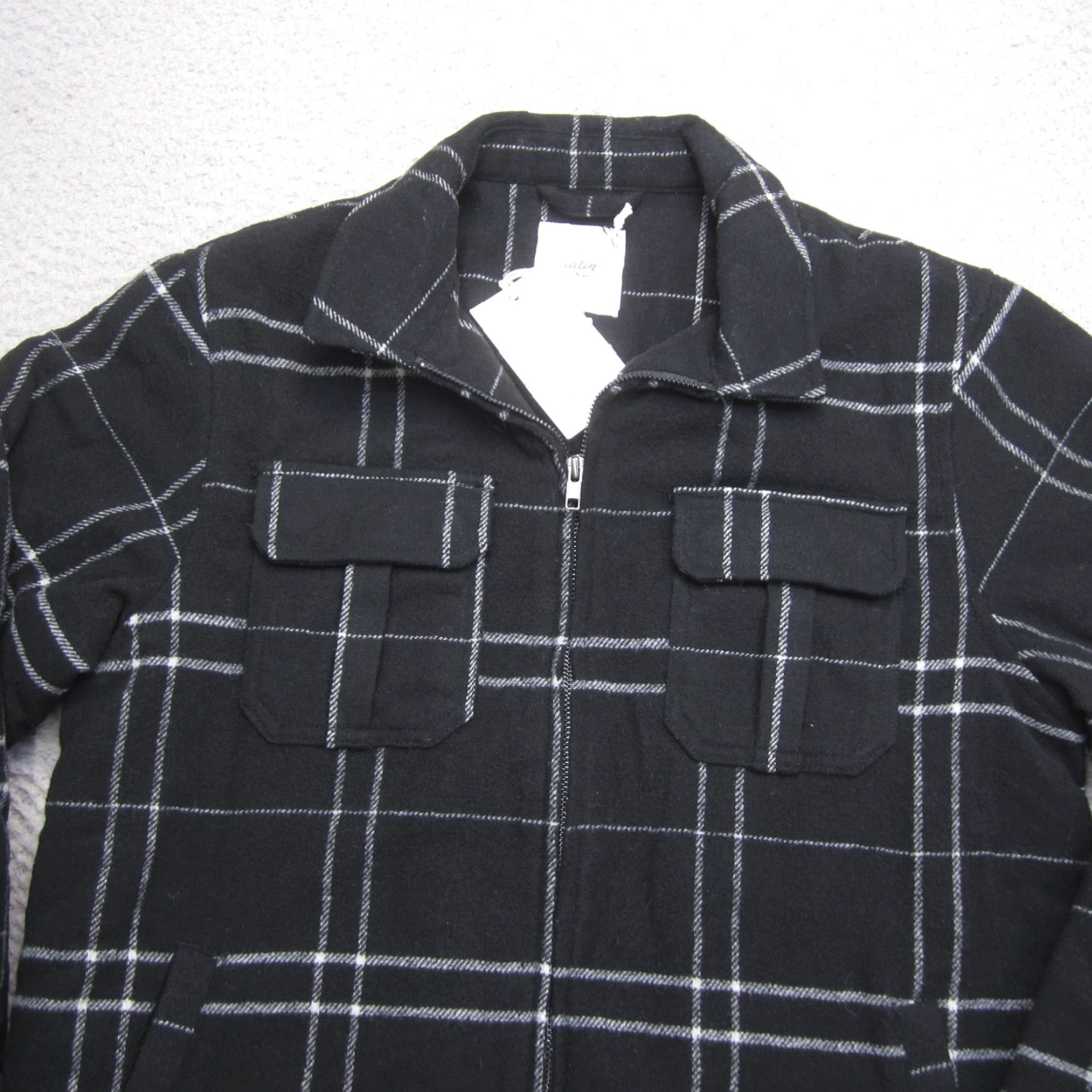 Katin Katin Jacket Mens S Black Plaid Full Zip Lined Outdoors Camp Outdoors Camp Size US S / EU 44-46 / 1 - 4 Thumbnail