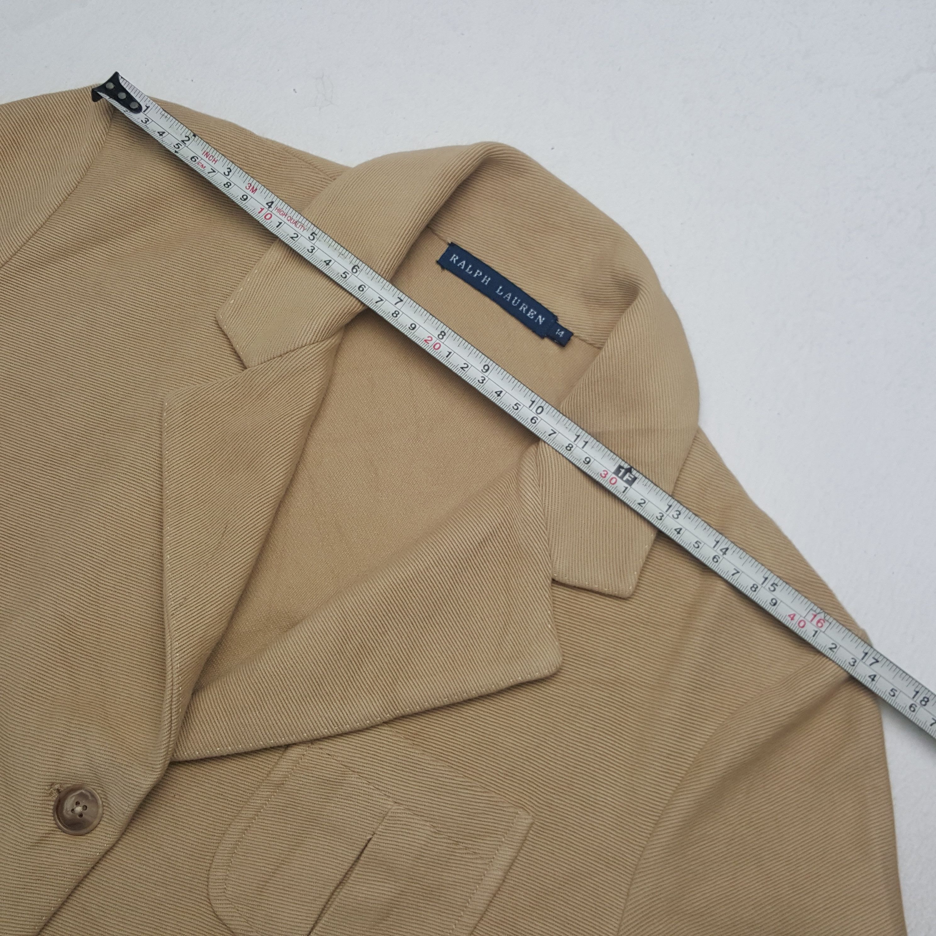 Ralph Lauren × Vintage Vintage Ralph Lauren Button Up Blazer Coat Jacket Size XL / US 12-14 / IT 48-50 - 5 Thumbnail