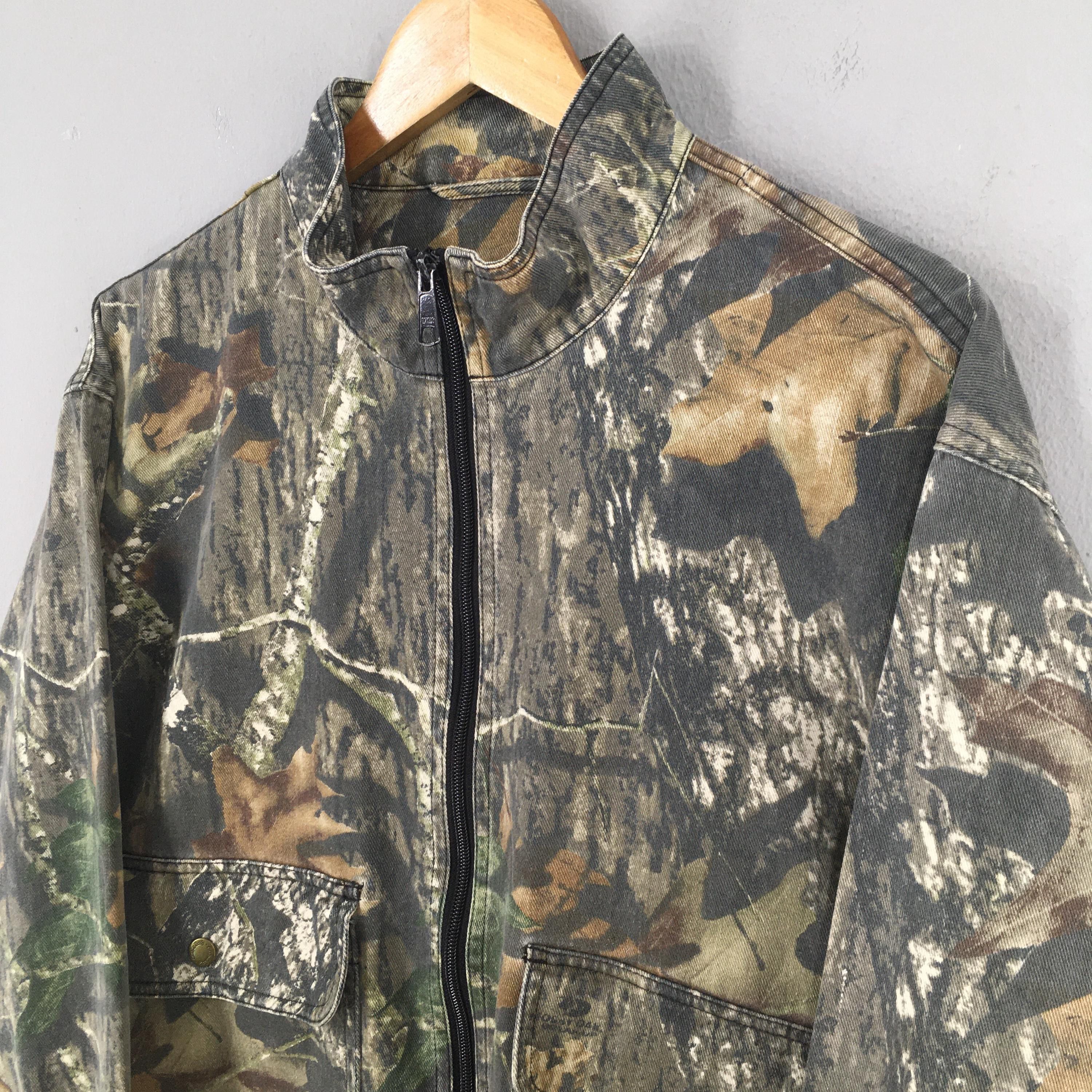 Cabelas Vintage Cabela's Mossy Oak Tree Camo Zipper Jacket Medium Size US M / EU 48-50 / 2 - 3 Thumbnail