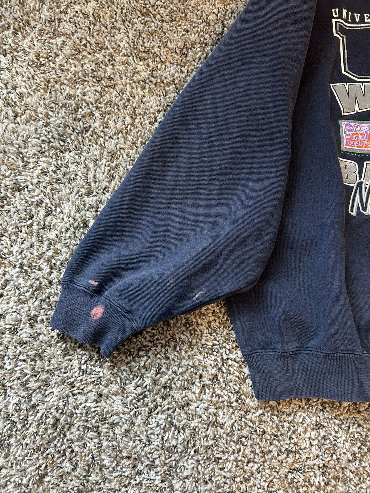 Vintage VNTG UC basketball Boxy Crewneck Size US XL / EU 56 / 4 - 4 Thumbnail