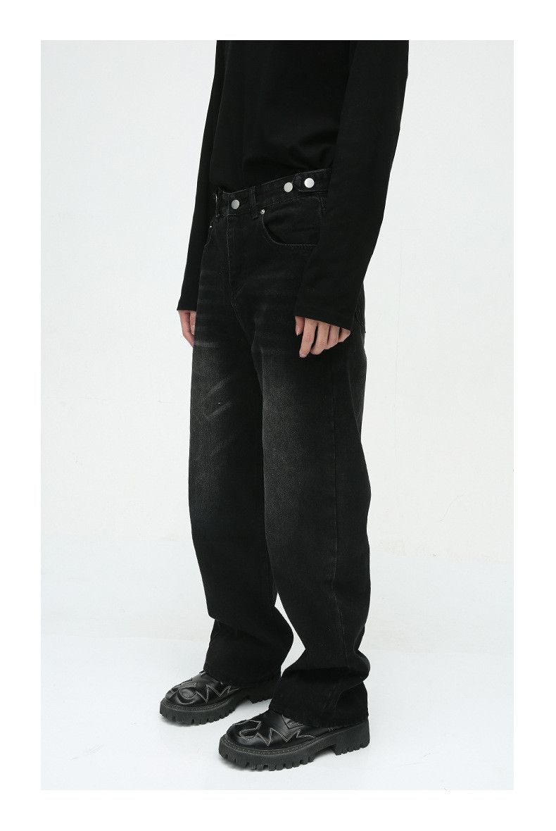 Japanese Brand × Jean Simple loose casual straight washed jeans Size US 32 / EU 48 - 2 Thumbnail