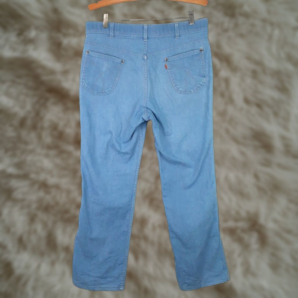 Levi's VINTAGE Levi's Jeans Levis Action Jeans Blue 34x30 Regular Mens Straight 34in Inseam Denim Cotton Zip Blue Size US 34 / EU 50 - 1 Thumbnail