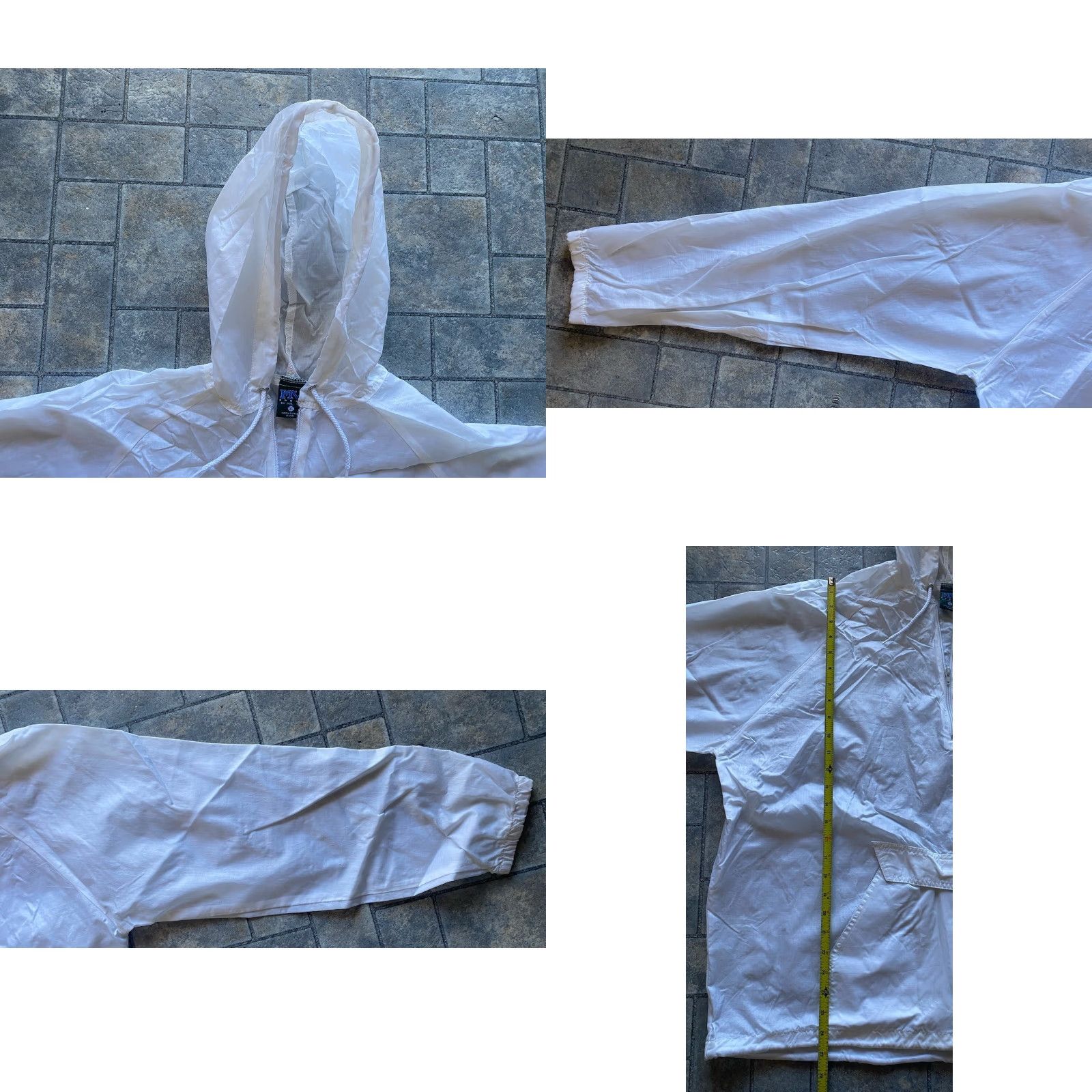 Logo 7 VINTAGE MV Sport Windbreaker Jacket Men’s XL White PlayStation Logo Front Pocket Size US XL / EU 56 / 4 - 8 Thumbnail