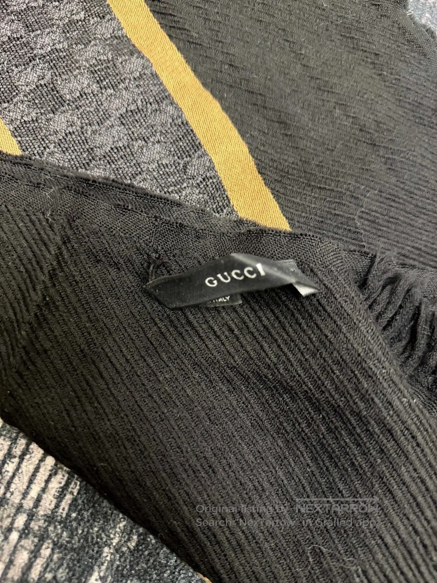 Gucci Gucci Classic Monogram Scarf. Size ONE SIZE - 4 Thumbnail