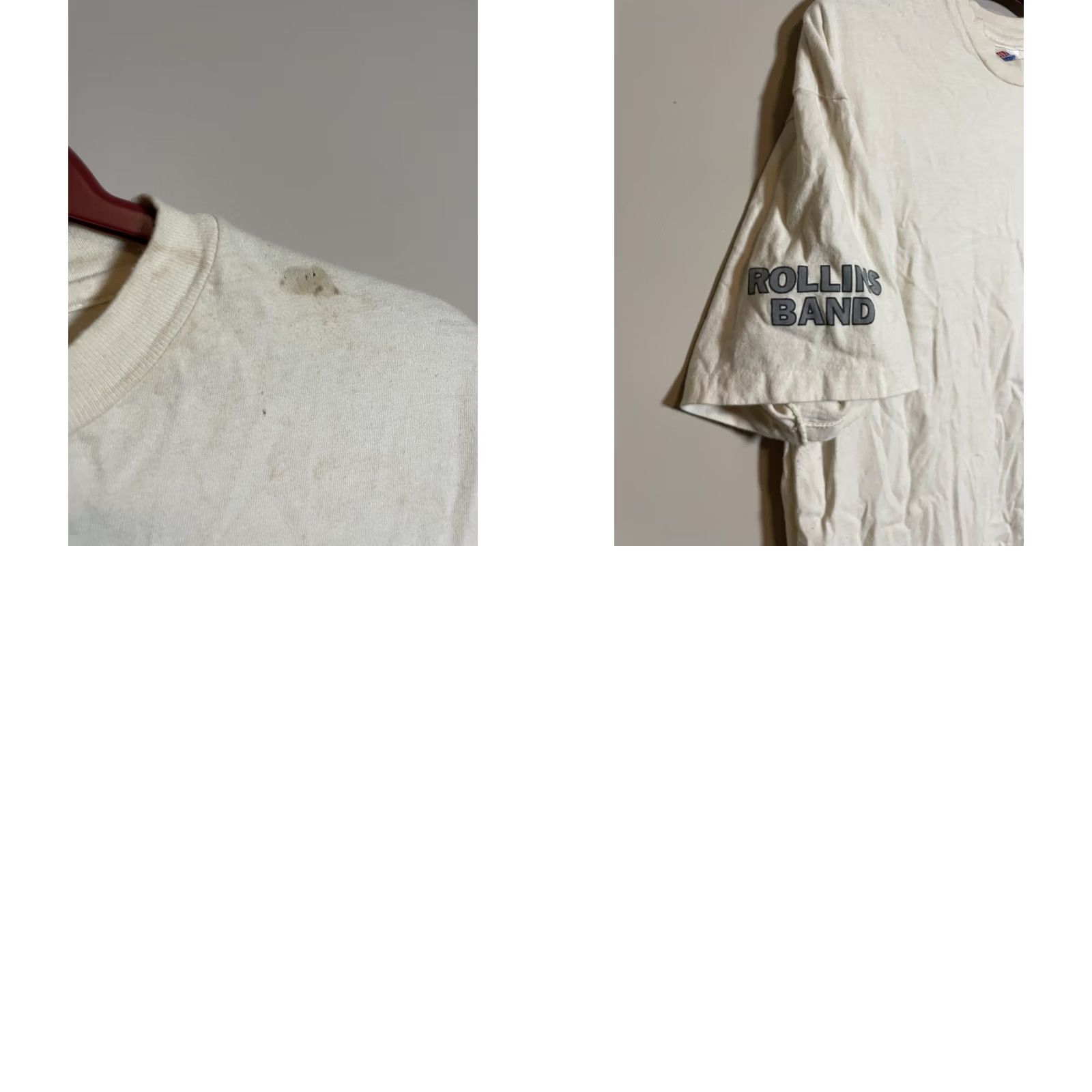 Hanes VINTAGE 1994 Rollins Band I’m A Liar T-Shirt Hanes White XL Men Short Sleeve Crew Neck Cotton Band Summer 90s Mens Size US XL / EU 56 / 4 - 8 Thumbnail
