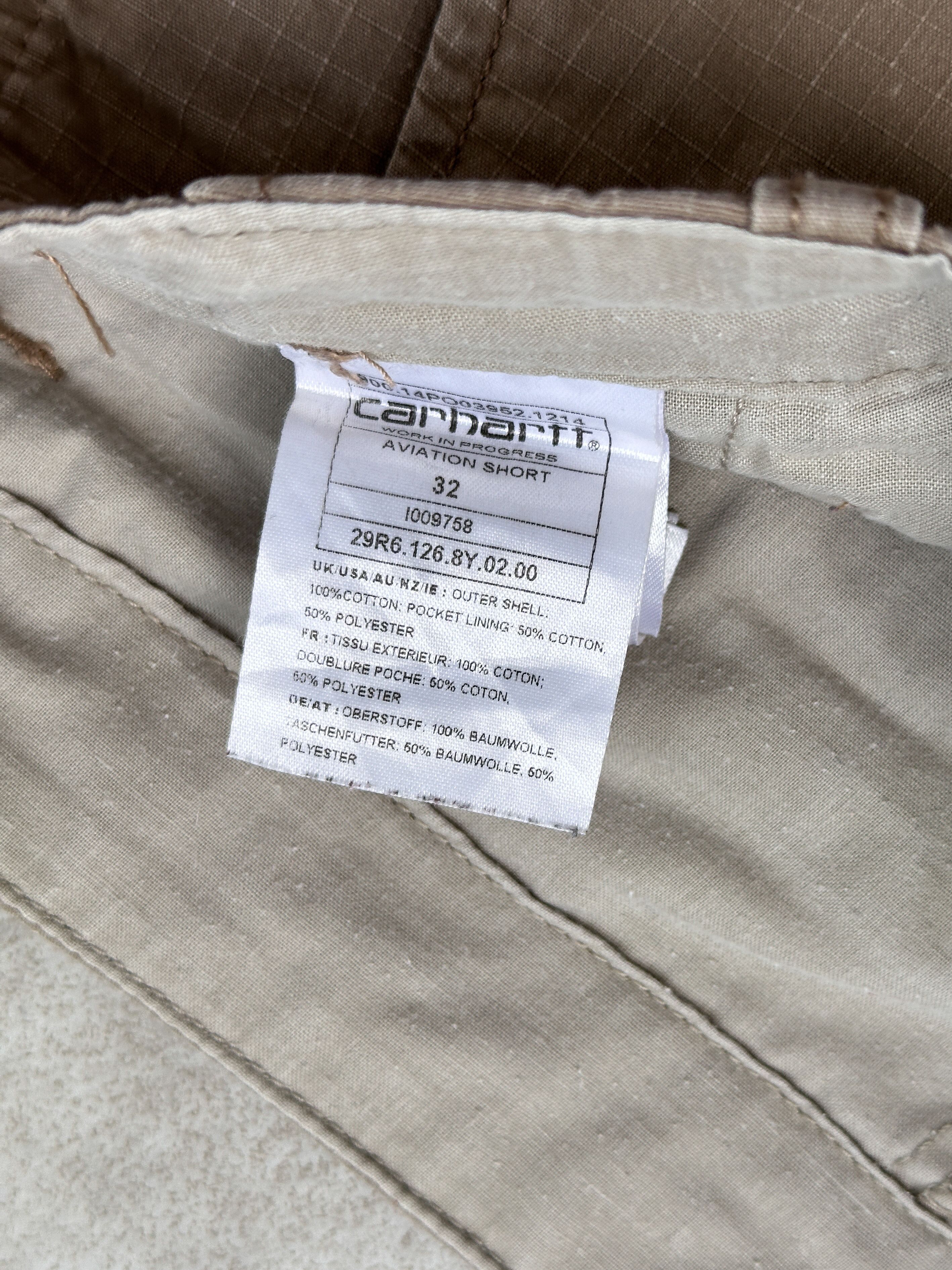 Carhartt × Carhartt Wip × Vintage Vintage Carhartt Aviation Shorts Size US 32 / EU 48 - 7 Thumbnail