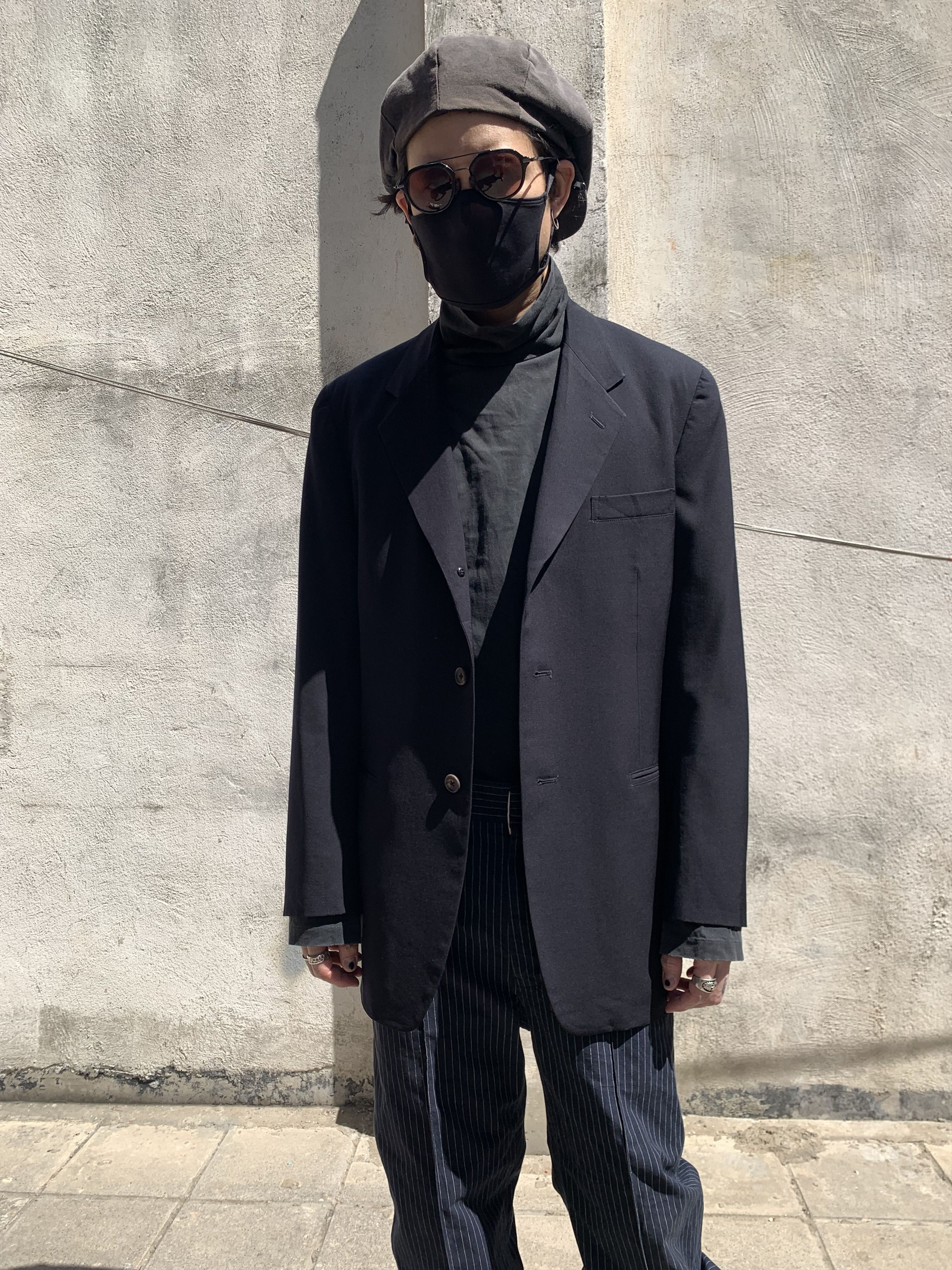 Yohji Yamamoto Yohji Yamamoto Rour Homme Costume D'Homme Blazer Jacket Size US XL / EU 56 / 4 - 4 Thumbnail