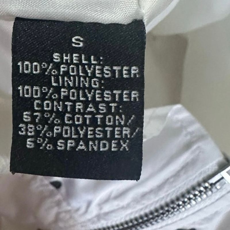 Carbon Carbon White Speckled Windbreaker Jacket Size US S / EU 44-46 / 1 - 10 Thumbnail