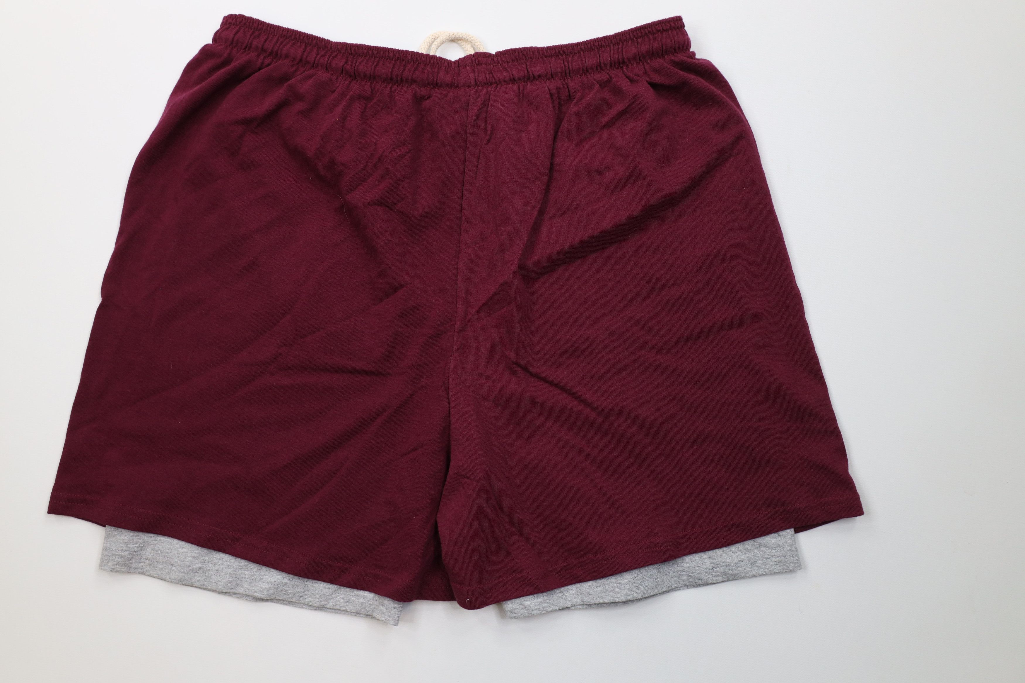 Vintage Deadstock Vintage 90s Streetwear Above Knee Layered Shorts Size US 36 / EU 52 - 7 Thumbnail