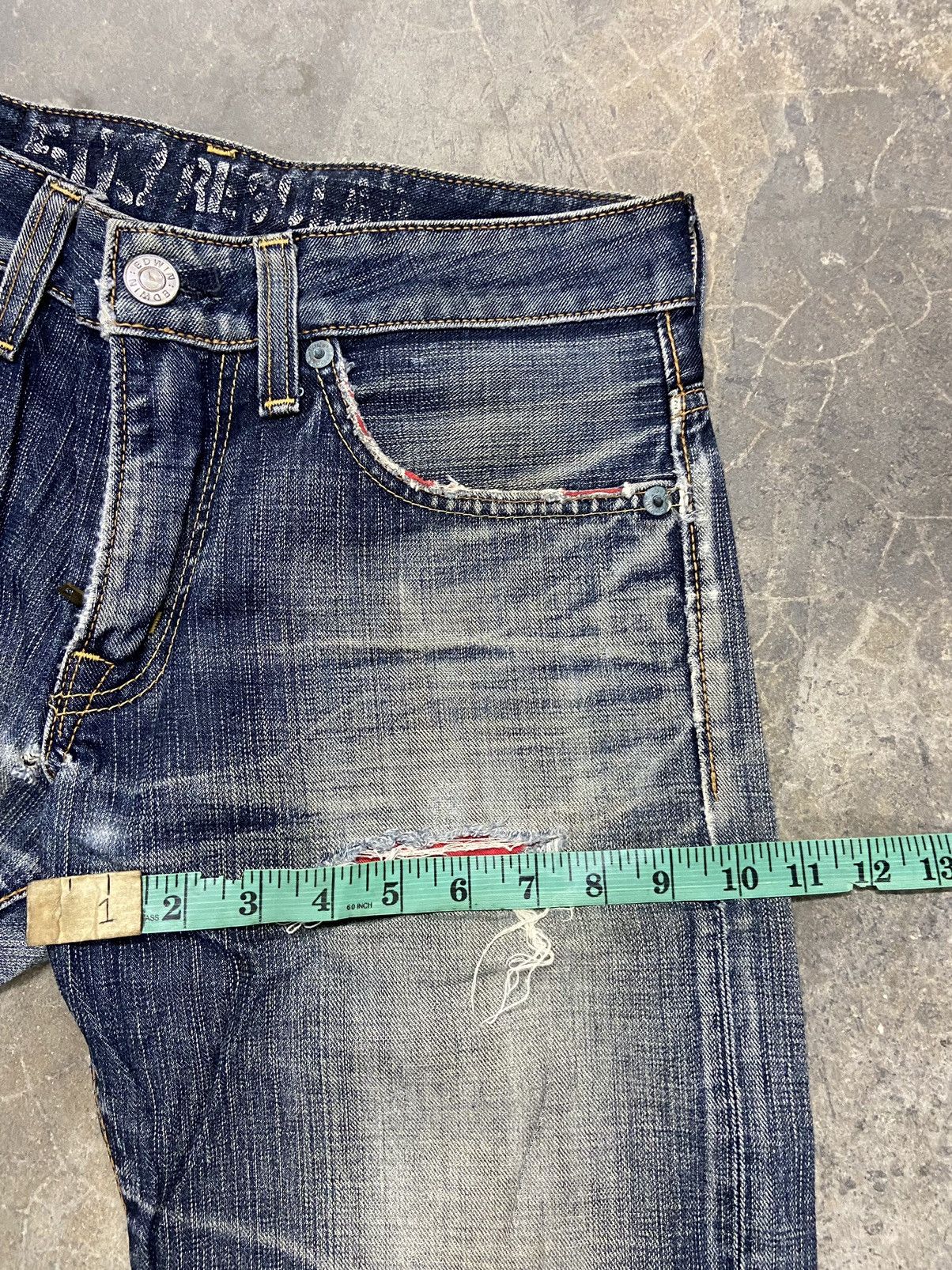 Edwin 🔥 Vintage Edwin Jeans distressed if six was nine Size US 32 / EU 48 - 14 Thumbnail