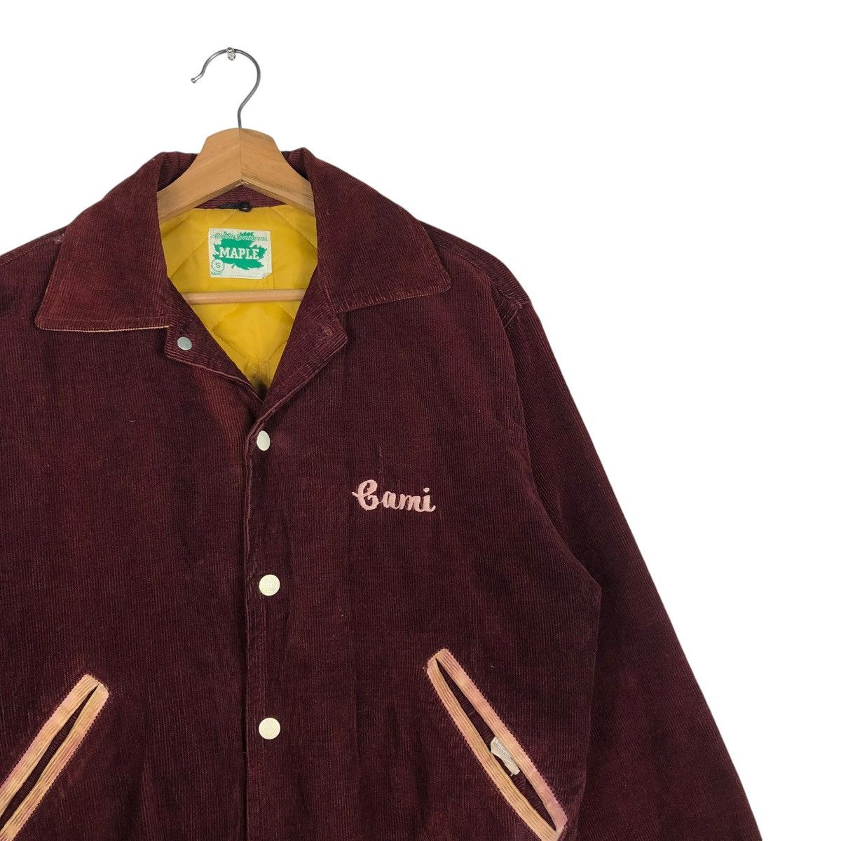 Vintage 🔥VINTAGE JUMPER CORDUROY BOMBER JACKET MAPLE MADE IN USA Size US S / EU 44-46 / 1 - 8 Thumbnail