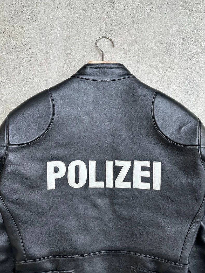 Vetements Vetements Polizei Leather Racing Jacket Size US S / EU 44-46 / 1 - 5 Thumbnail