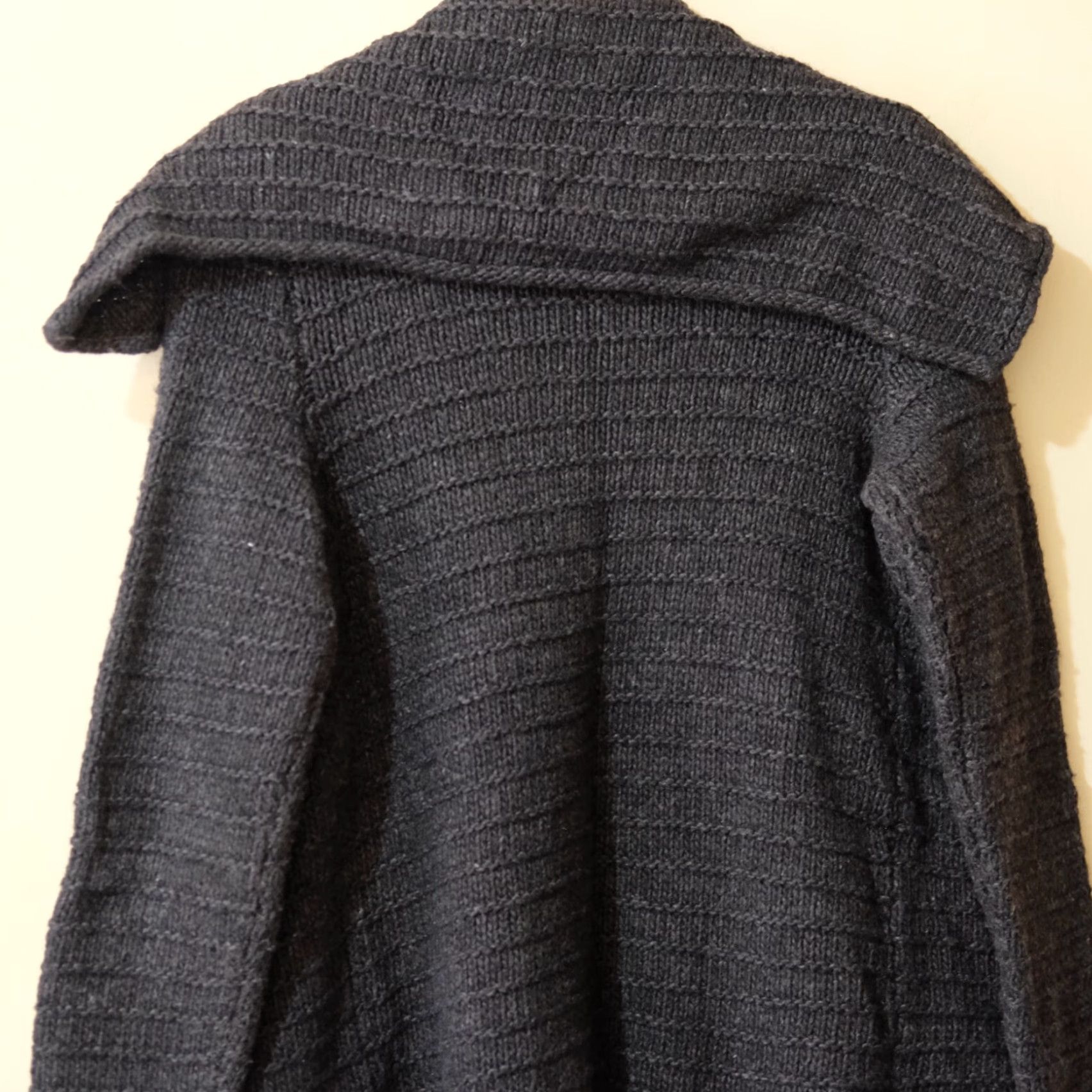 Eddie Bauer Eddie Bauer Sweater Women's M Off Black Cardigan Wool Blend Open Front Size M / US 6-8 / IT 42-44 - 6 Thumbnail