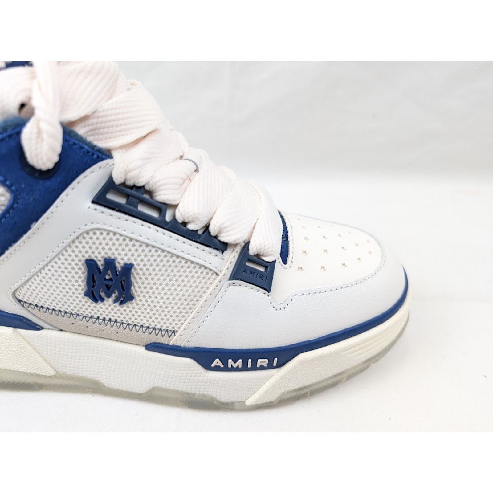Amiri o1rshd1 Q:2 / MA-1 Low-Top Sneakers in Navy / White Size US 8 / EU 41 - 3 Thumbnail