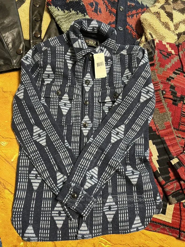 RRL Ralph Lauren RRL Ralph Lauren Wool printed sweater shirt plaid retro ja Size US S / EU 44-46 / 1 - 1 Thumbnail