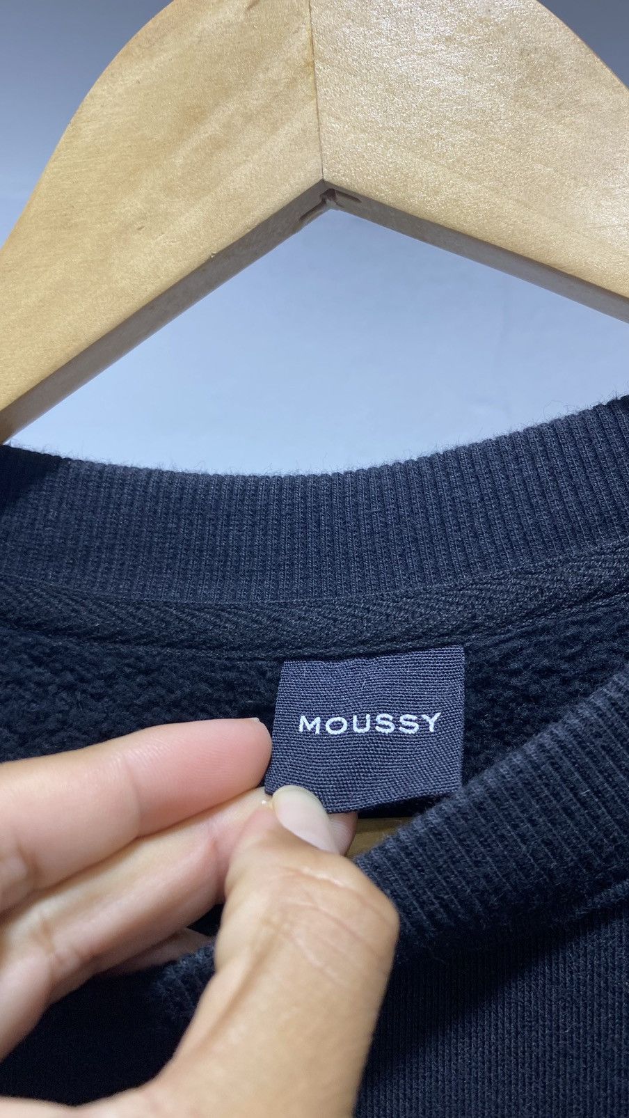 Designer × MOUSSY Big Logo Sweatshirt Size ONE SIZE - 5 Thumbnail