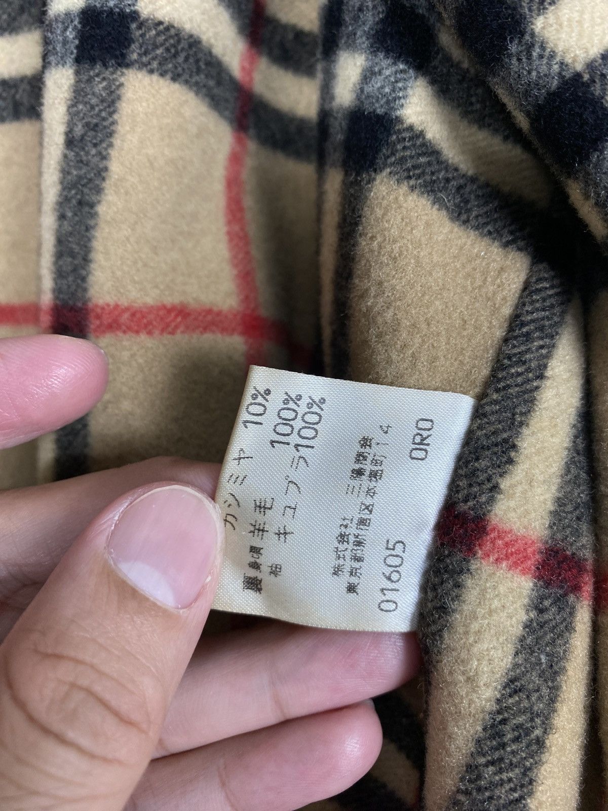 Burberry Rare‼️Vintage Burberrys’ Novacheck Wool Coat Size L / US 10 / IT 46 - 7 Thumbnail