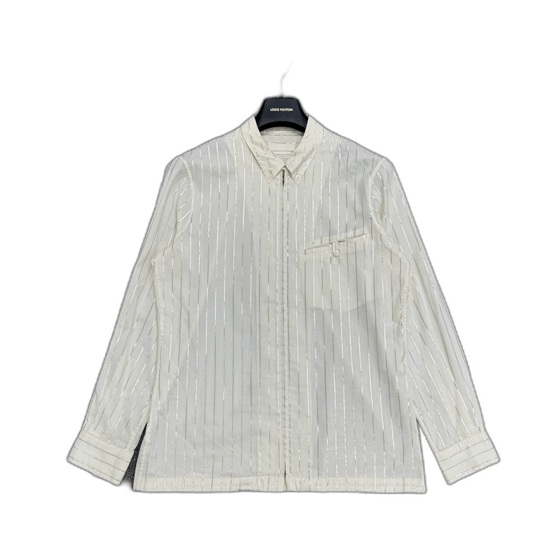 Alexander McQueen alexander mcqueen silver striped jacket Size US L / EU 52-54 / 3 - 1 Thumbnail