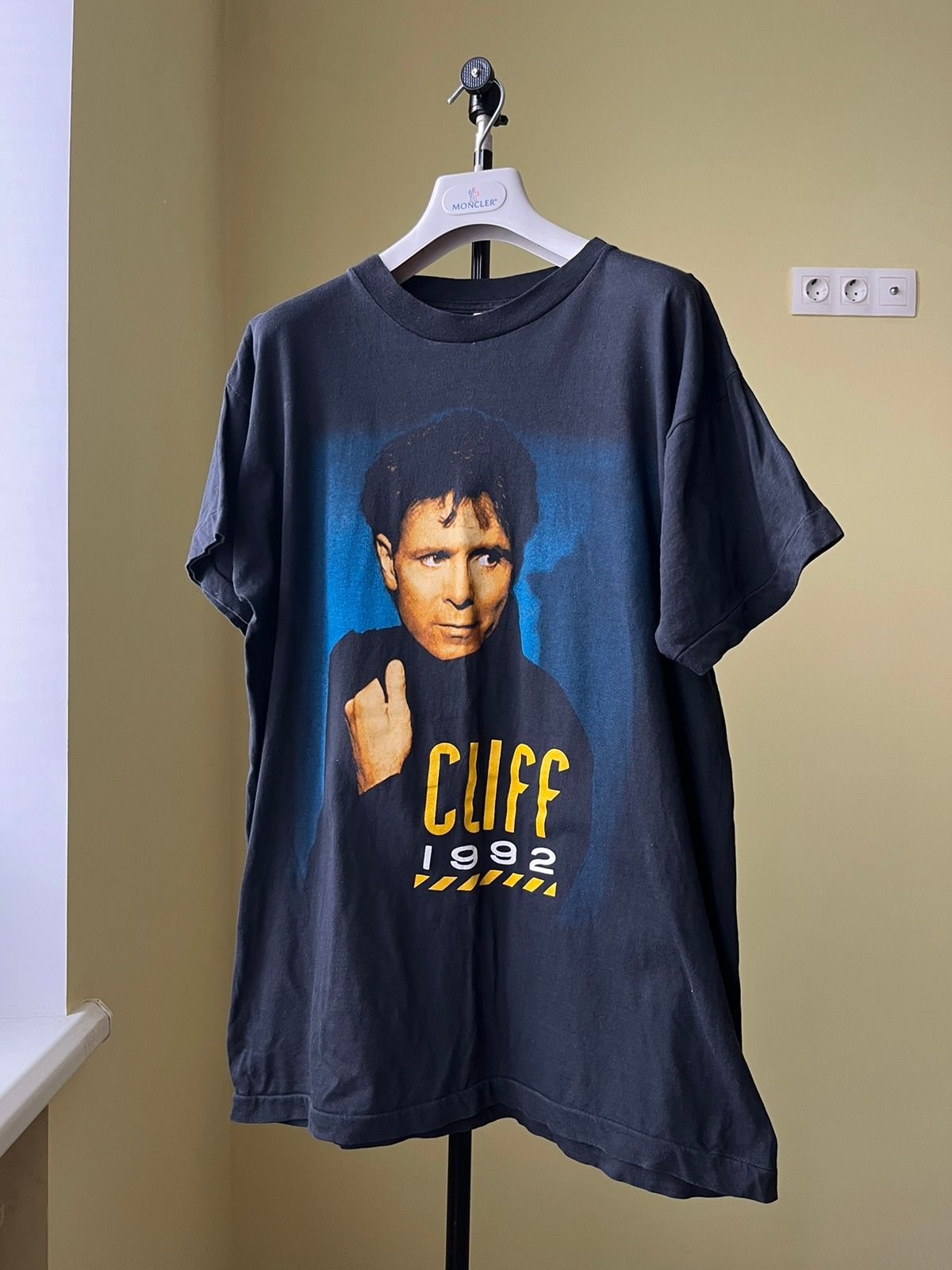 Pre-owned Band Tees X Vintage Cliff Richard Tshirt 1992 In Black