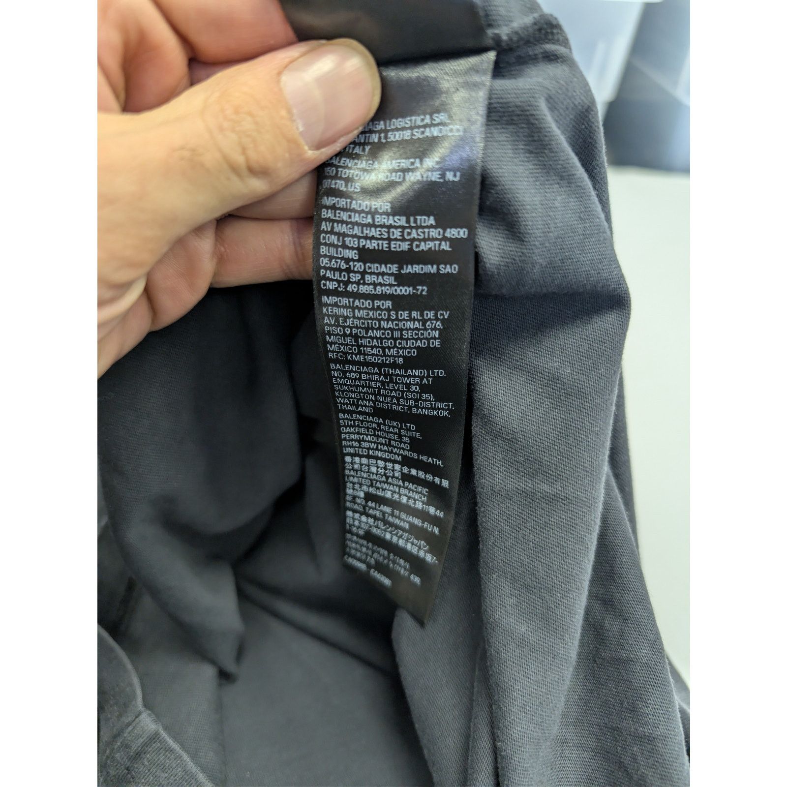 Balenciaga o1rshd1 3B Liquified Vintage Jersey Oversized T-Shirt Size US XL / EU 56 / 4 - 19 Thumbnail