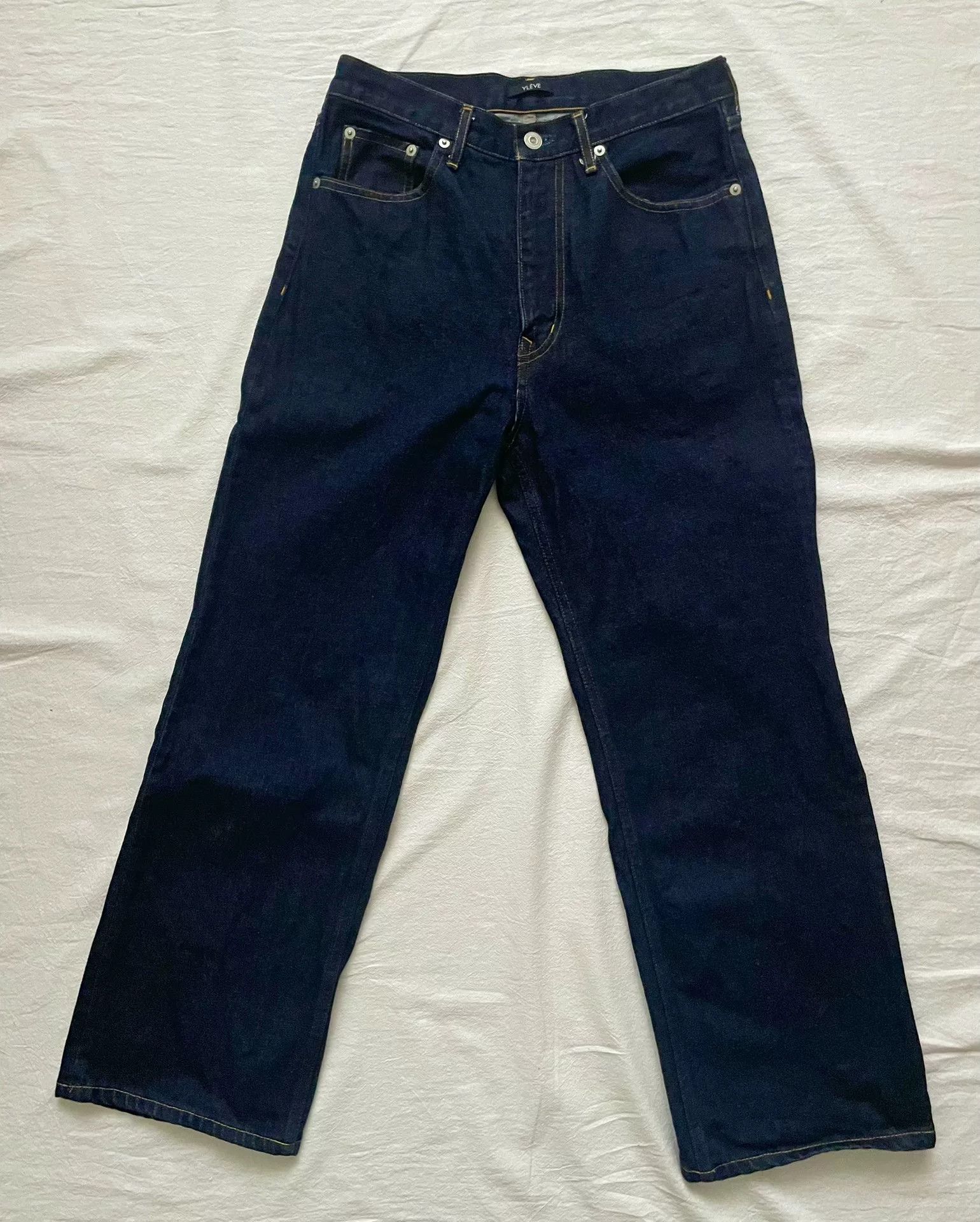 Enfin Leve Yleve Japanese Original Denim Jeans Size US 31 - 1 Thumbnail