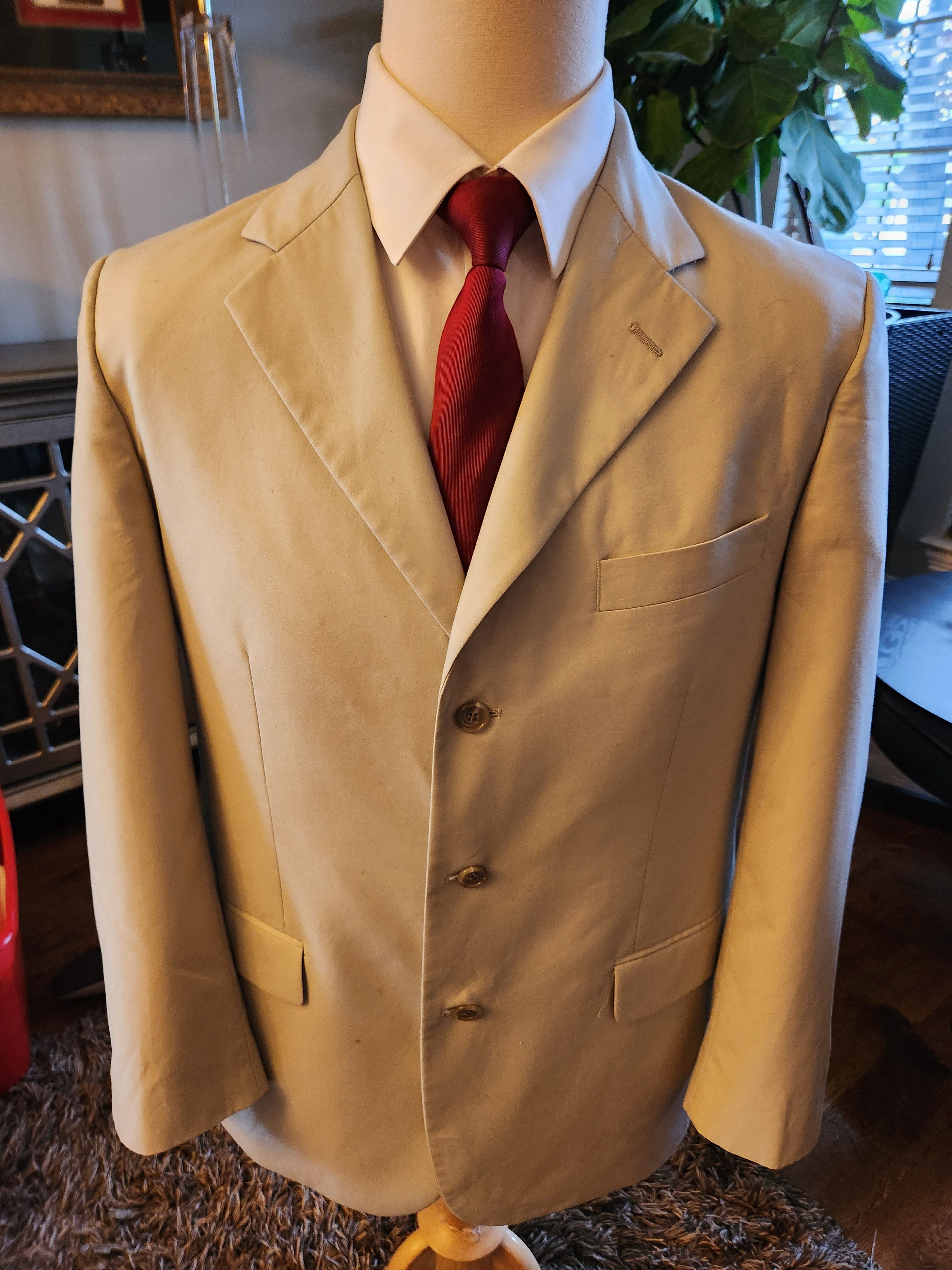 Brooks Brothers Vintage Cotton Blend Spring/Summer Blazer Size 40R - 1 Thumbnail