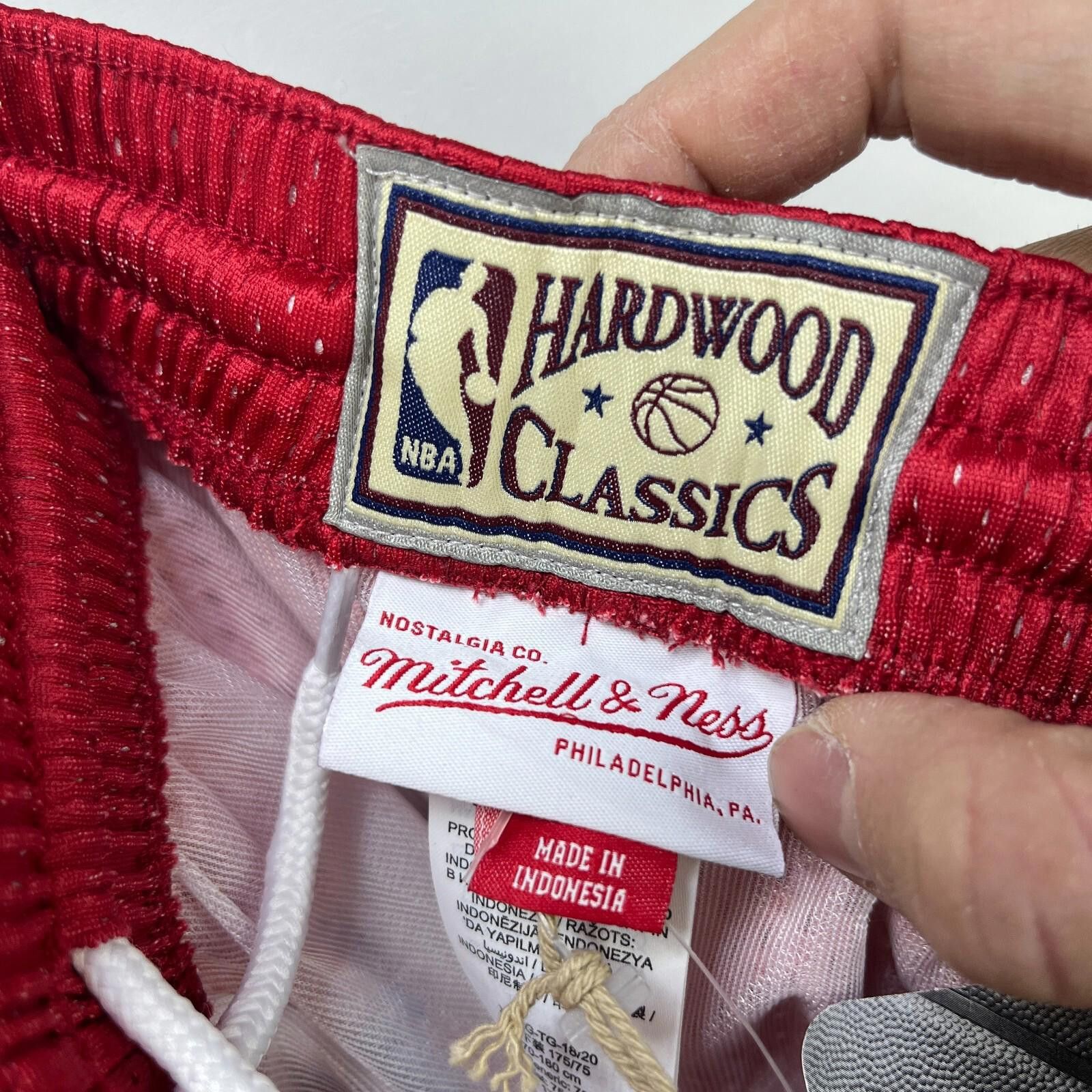 Mitchell & Ness Vintage Philadelphia Sixers Basketball Shorts Youth XL New Size ONE SIZE - 5 Thumbnail