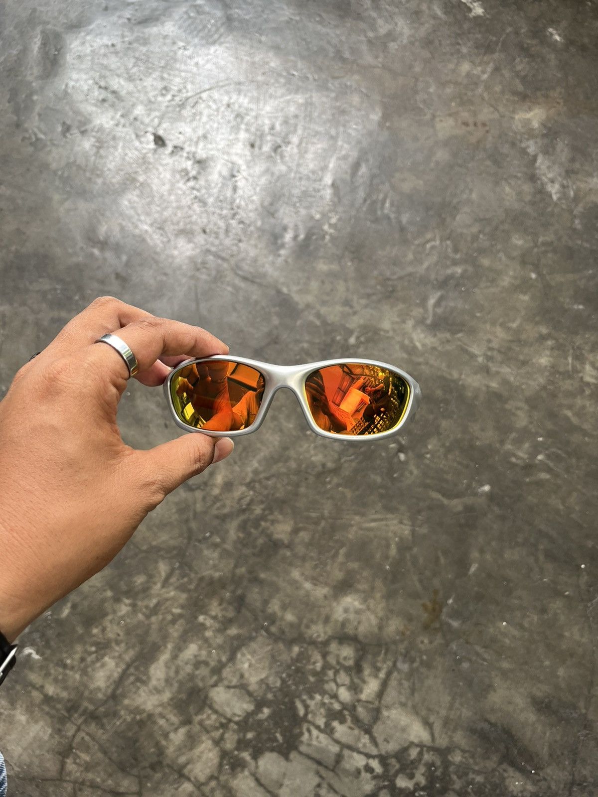 Oakley Oakley Straight Jacket 2.0 FMJ Fire Size ONE SIZE - 3 Thumbnail