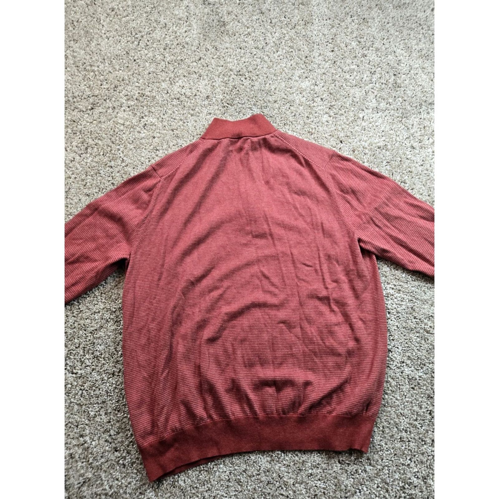 Vineyard Vines Vineyard Vines Sweater Mens XL Red 1/4 Zip Pullover Mock Neck Cotton Cashmere Knit Pullover Logo Vintage? No Size US XL / EU 56 / 4 - 6 Thumbnail