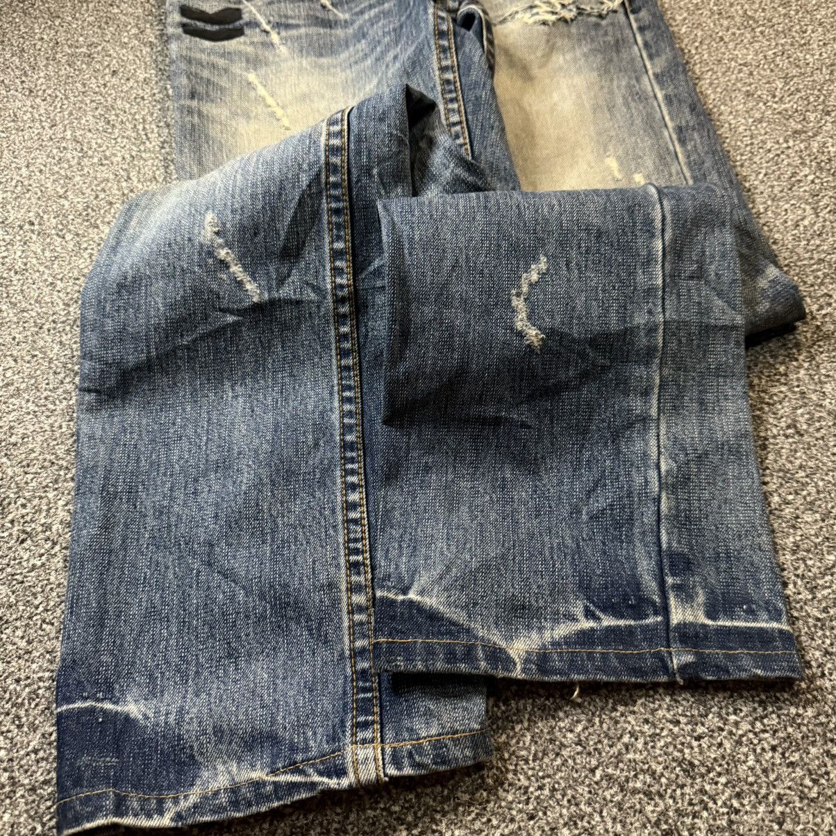 If Six Was Nine 🇯🇵🔥 Japanese Seditionaries LGB Ripped Paint Denim Size US 30 / EU 46 - 7 Thumbnail