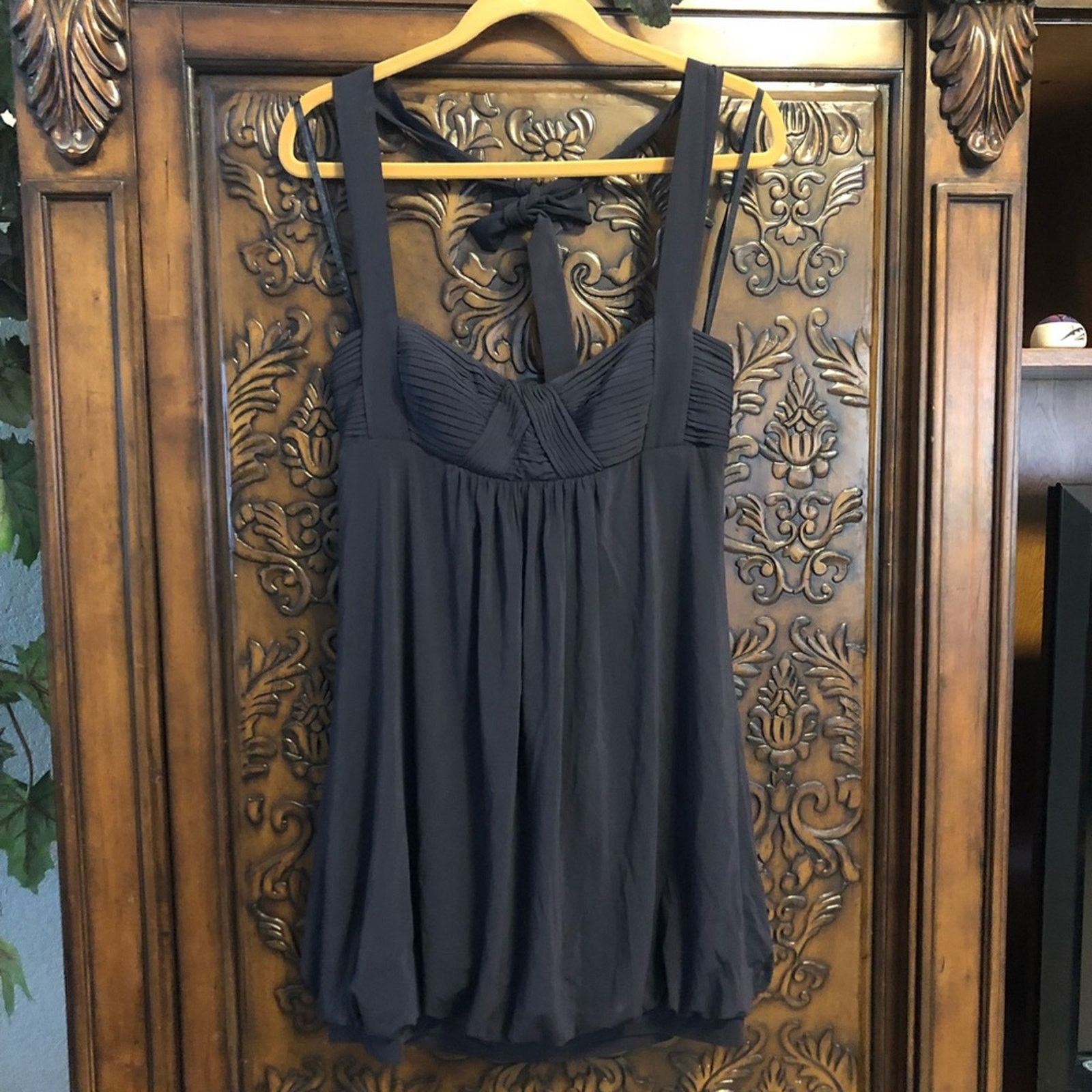 Bcbgmaxazria BCBG black pleated bust bubble style dress M Size M / US 6-8 / IT 42-44 - 2 Thumbnail