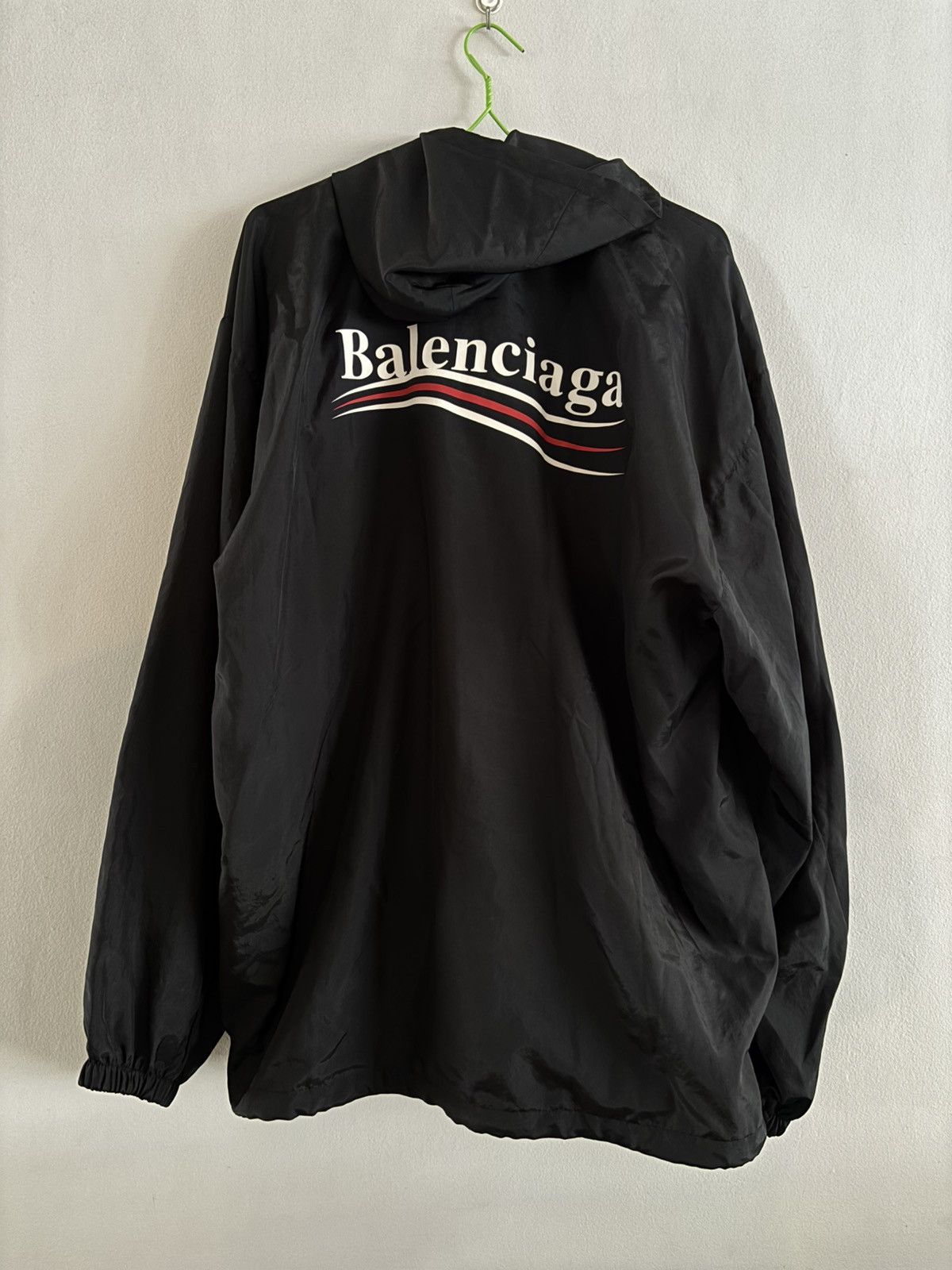 Balenciaga Balenciaga Political Campaign Hooded Jacket Size US M / EU 48-50 / 2 - 2 Thumbnail