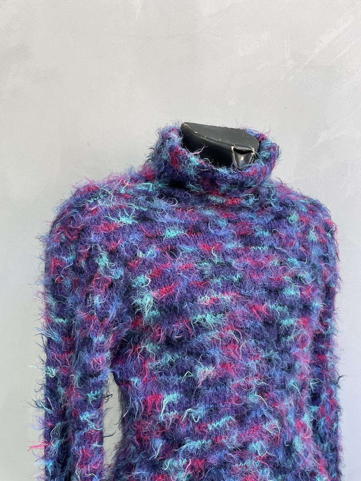 Kapital Rare mohair turtle neck Coogi style sweater y2k Size US S / EU 44-46 / 1 - 6 Thumbnail