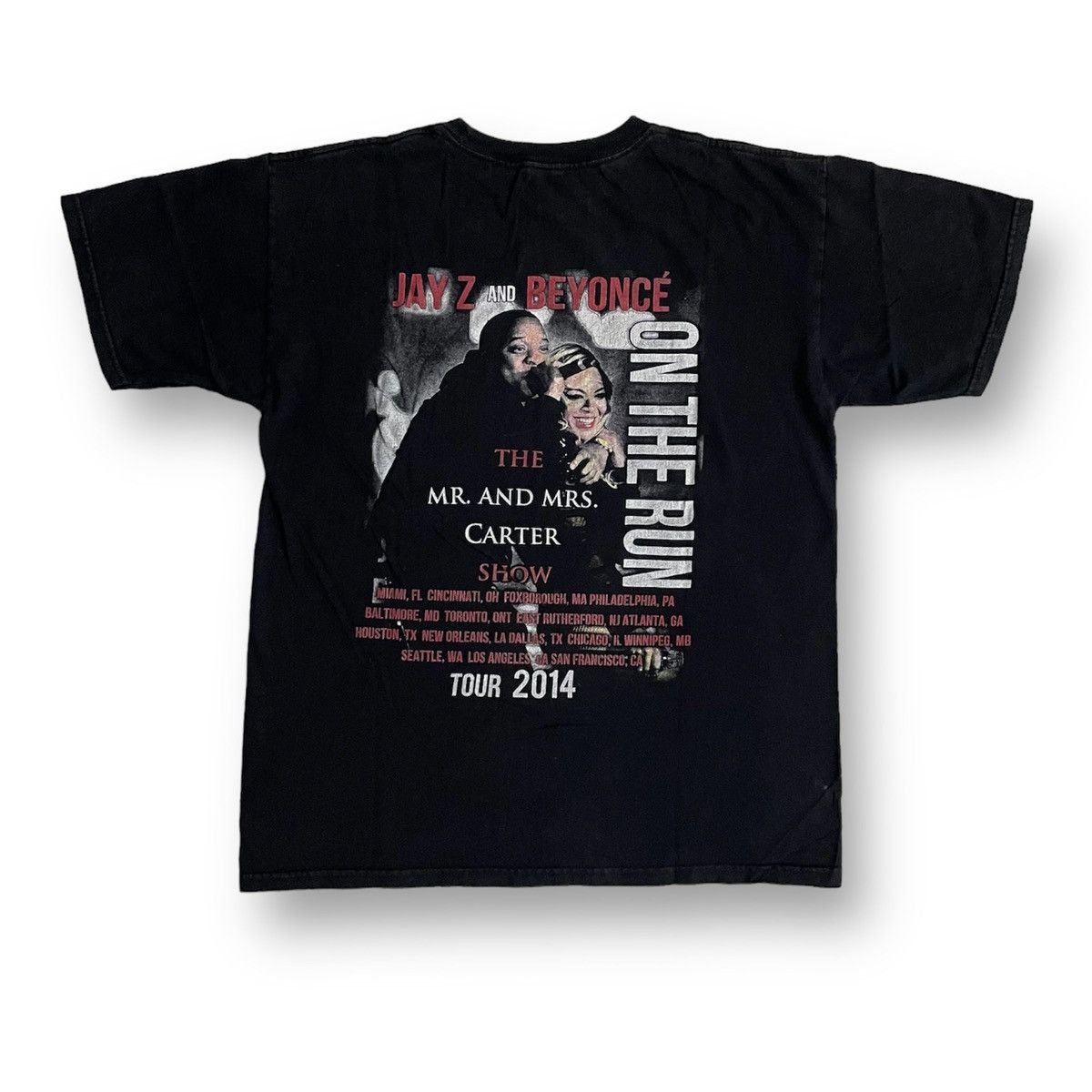 Band Tees Tshirt Band Real Tour Beyonce & Jay Z Size US M / EU 48-50 / 2 - 4 Thumbnail