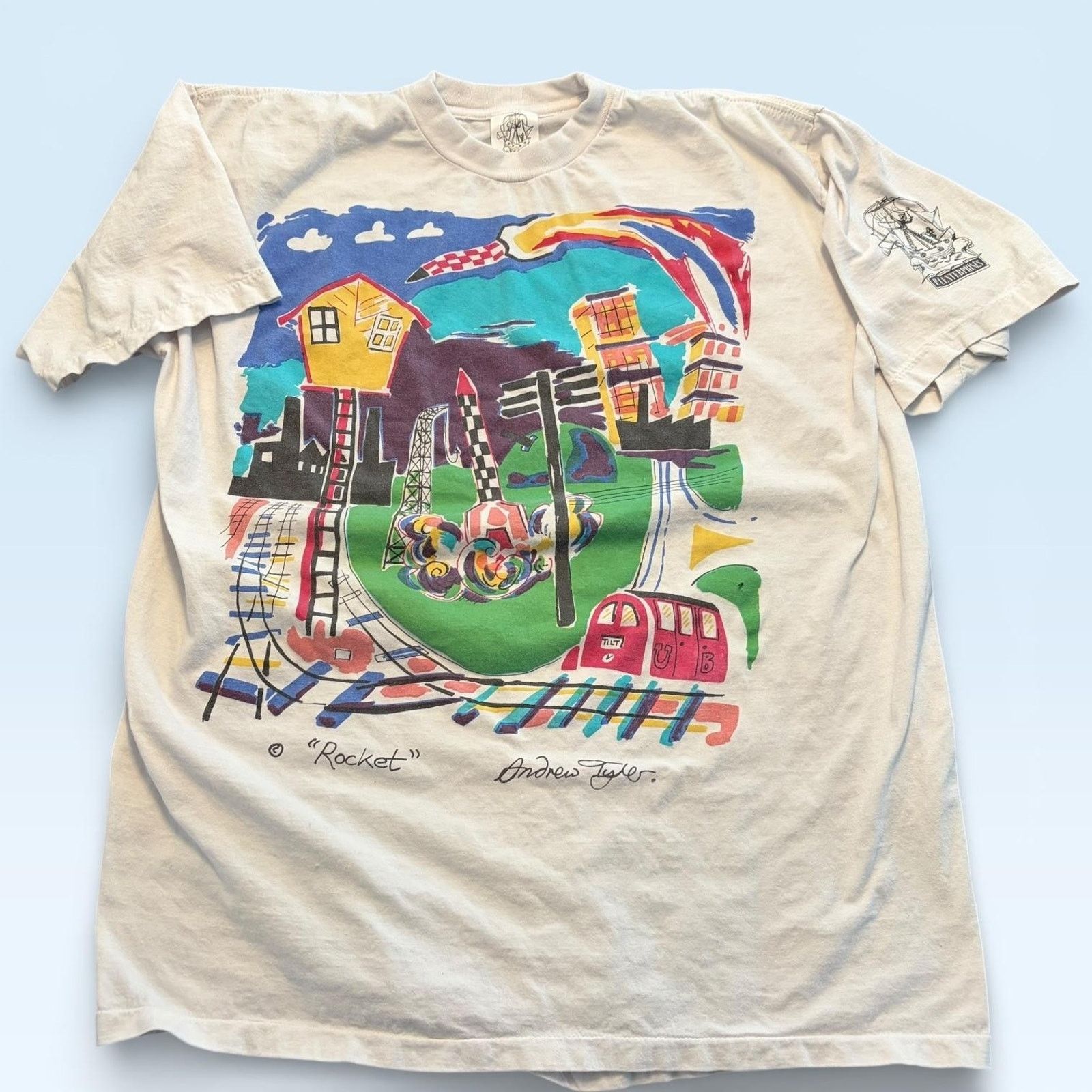 Vintage Vintage P.A. Enterprises Rocket Shirt XL Andrew Tyler Space Size US XL / EU 56 / 4 - 1 Thumbnail
