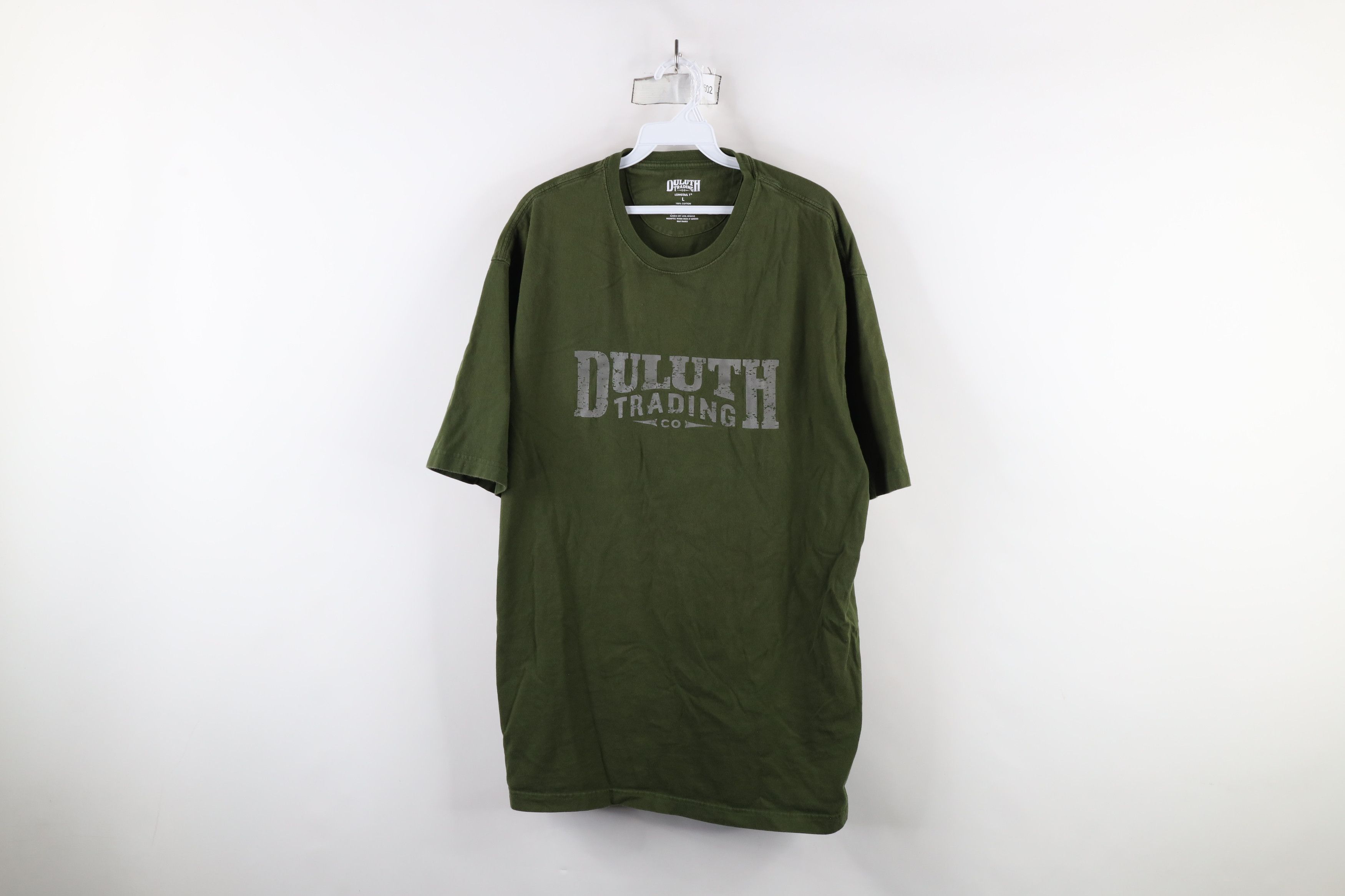 Duluth Trading Company × Vintage Duluth Trading Co Big Logo Longtail Short Sleeve T-Shirt Size US L / EU 52-54 / 3 - 1 Thumbnail