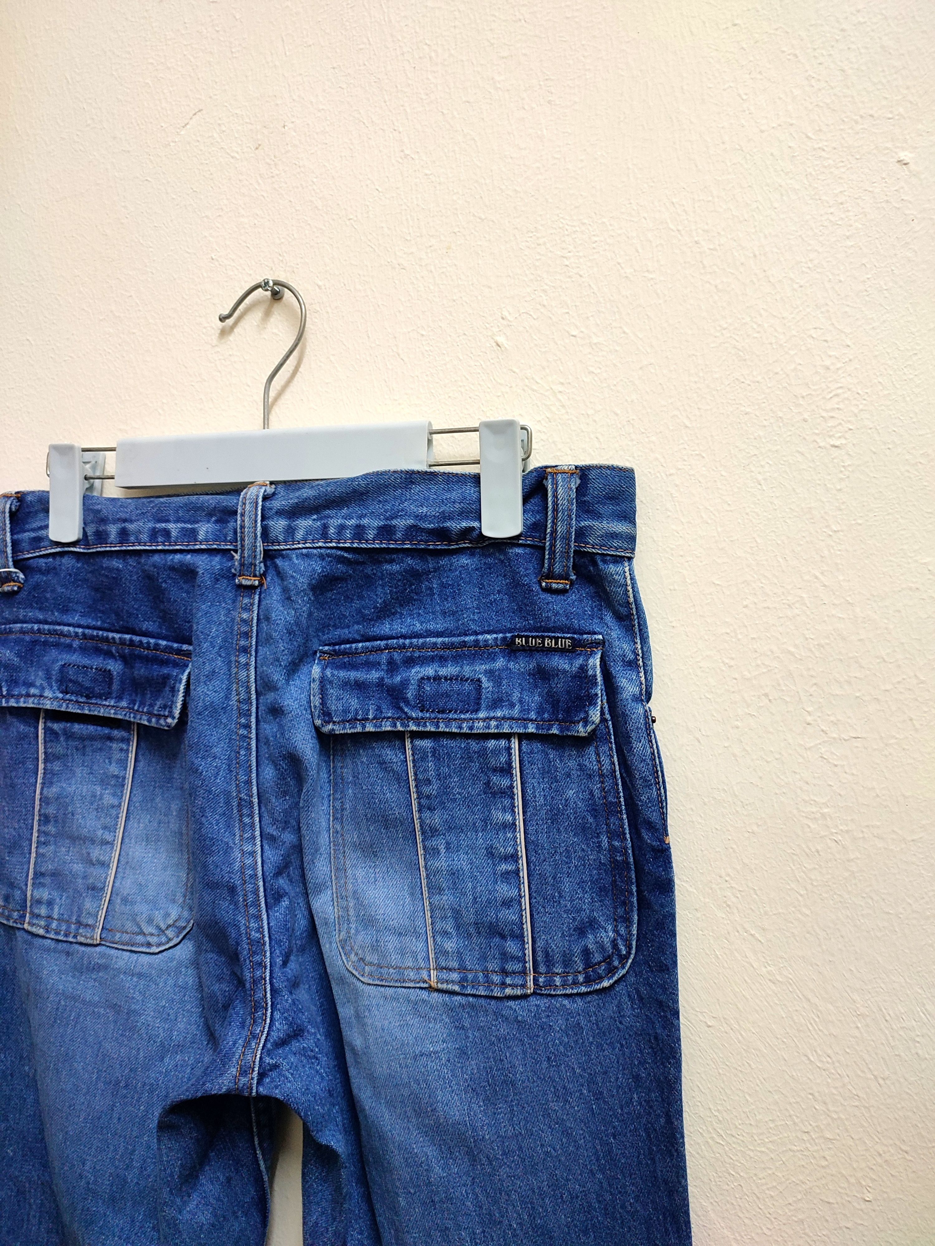 Blue Blue Japan Vintage Blue Blue Japan x H.R.Market Straight Cut Jeans Size US 30 / EU 46 - 9 Thumbnail