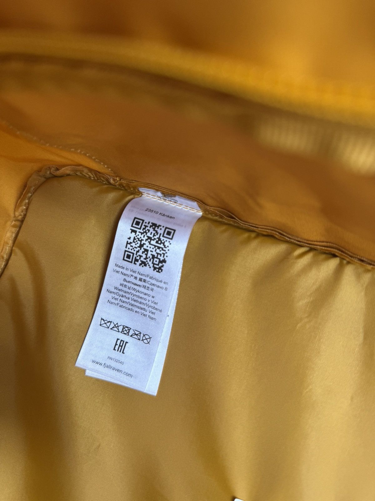Fjallraven Kånken - Ochre ( backpack) brand new Size ONE SIZE - 8 Thumbnail