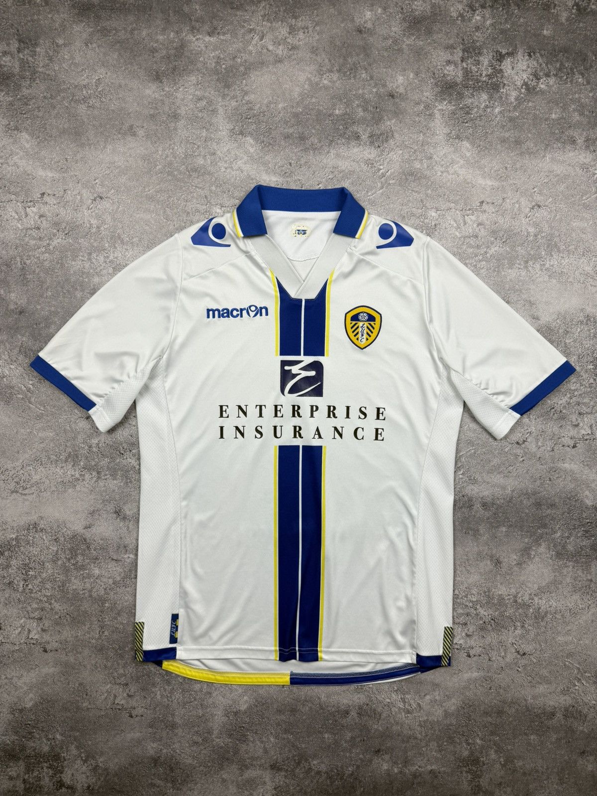 Macron Leeds United FC Macron Home Football Shirt Soccer Jersey Size US L / EU 52-54 / 3 - 1 Thumbnail