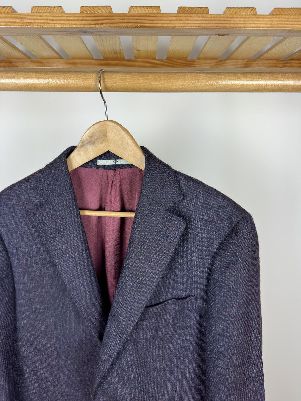 Loro Piana Henry by Loro Piana Blazer Wool Jacket Size 52L - 2 Thumbnail