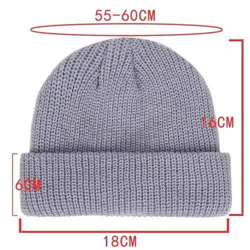Other Knitted Beanie Hat Black Size ONE SIZE - 3 Thumbnail