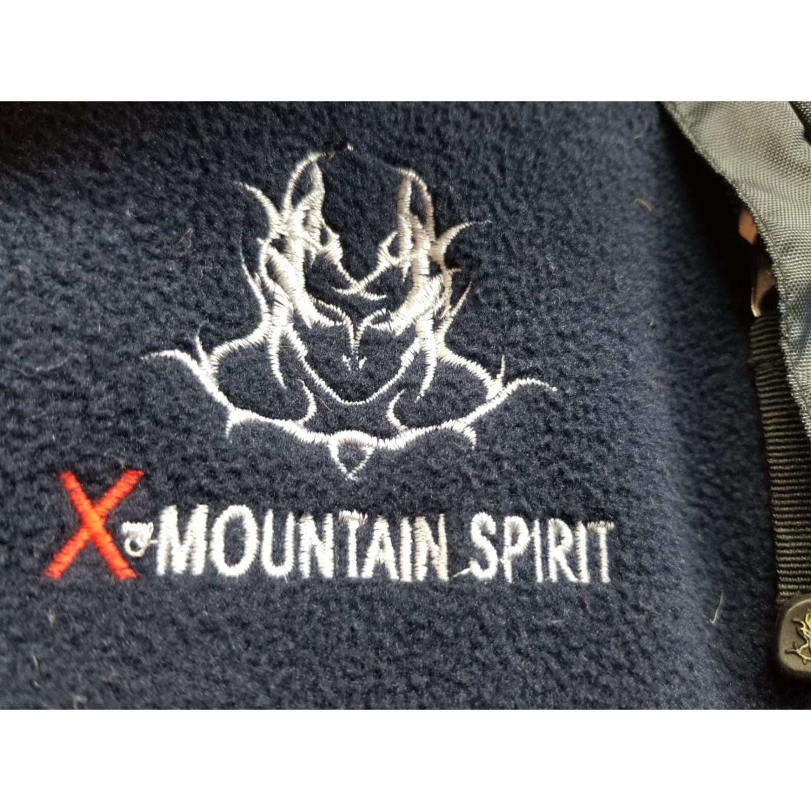 ESPIRIT VINTAGE X-Mountain Spirit Jacket Men Blue Fleece 2XL Missing Zipper Zipper Breathsble? Size US XXL / EU 58 / 5 - 7 Thumbnail