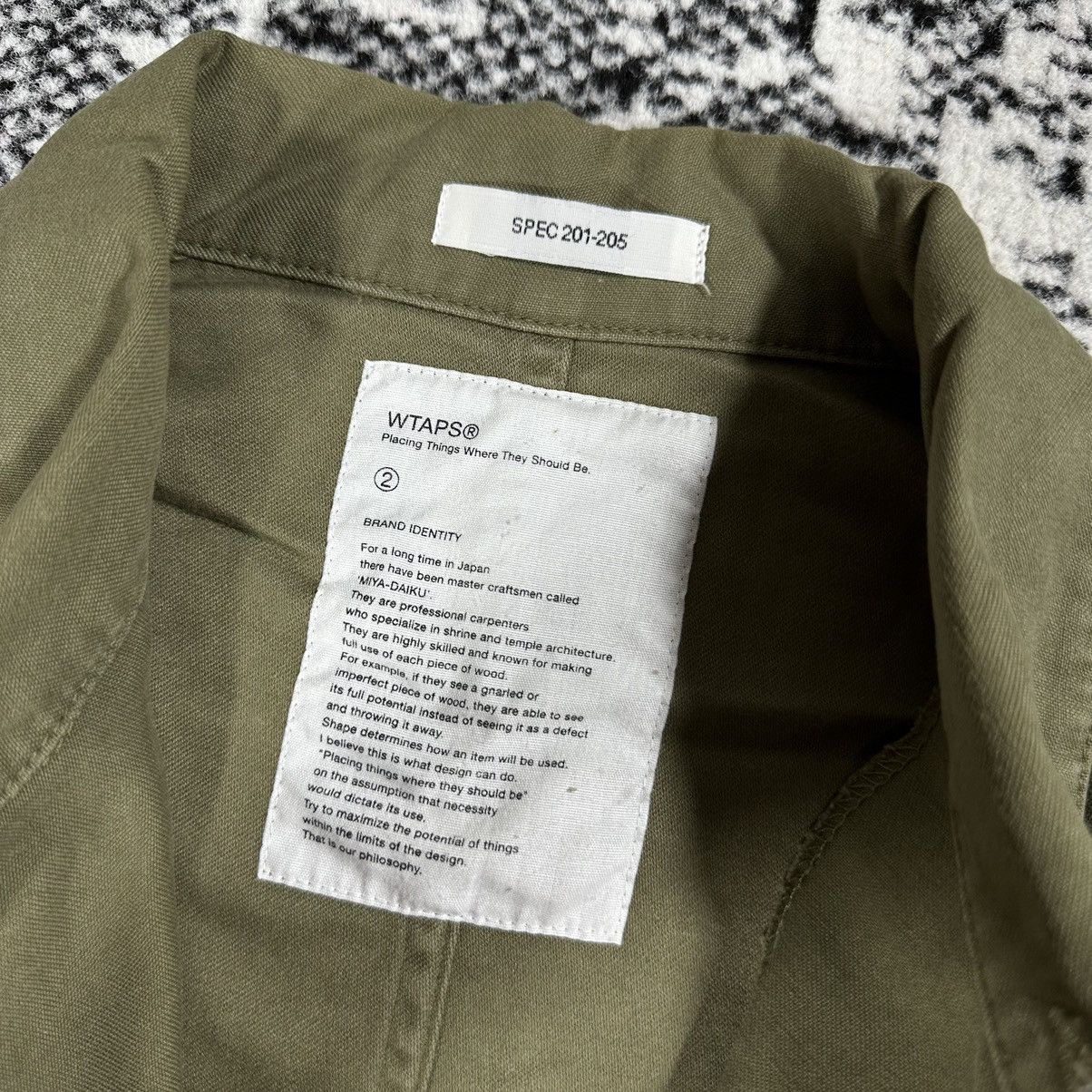 WTAPS BUDS LS SHIRTS COTTON SATIN WAY OF LIFE 11AW Shirts Button Ups
