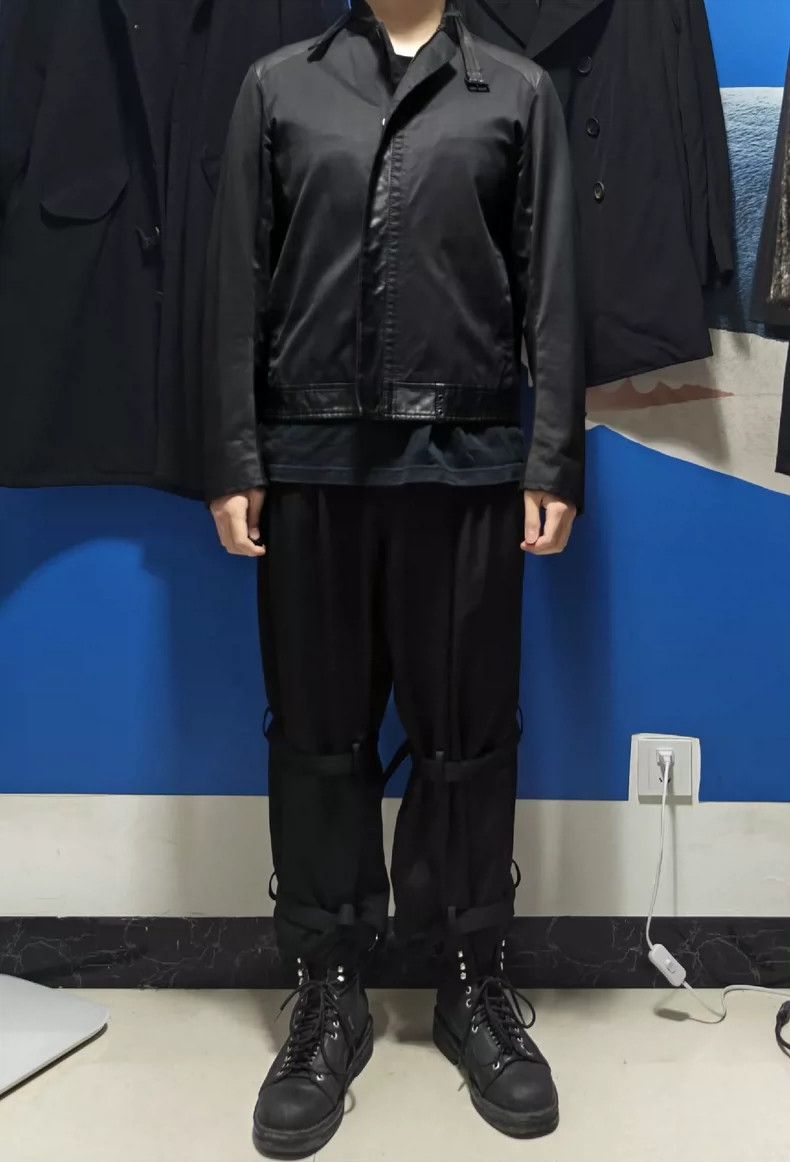 Yohji Yamamoto Yohji Yamamoto Patchwork biker jacket 2505-Nextarrow Size US XL / EU 56 / 4 - 9 Thumbnail