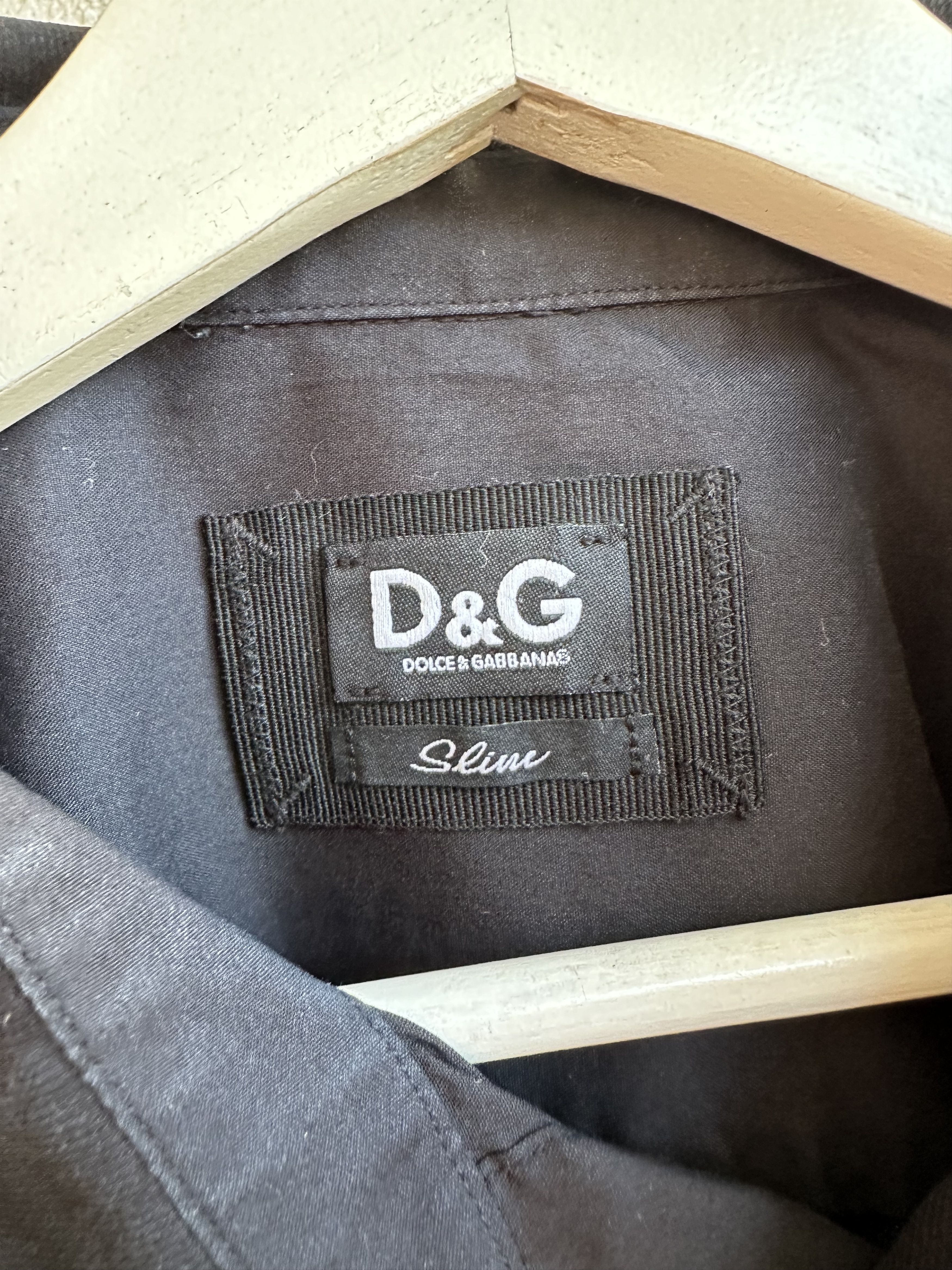 Dolce & Gabbana slim black shirt Size US L / EU 52-54 / 3 - 4 Thumbnail
