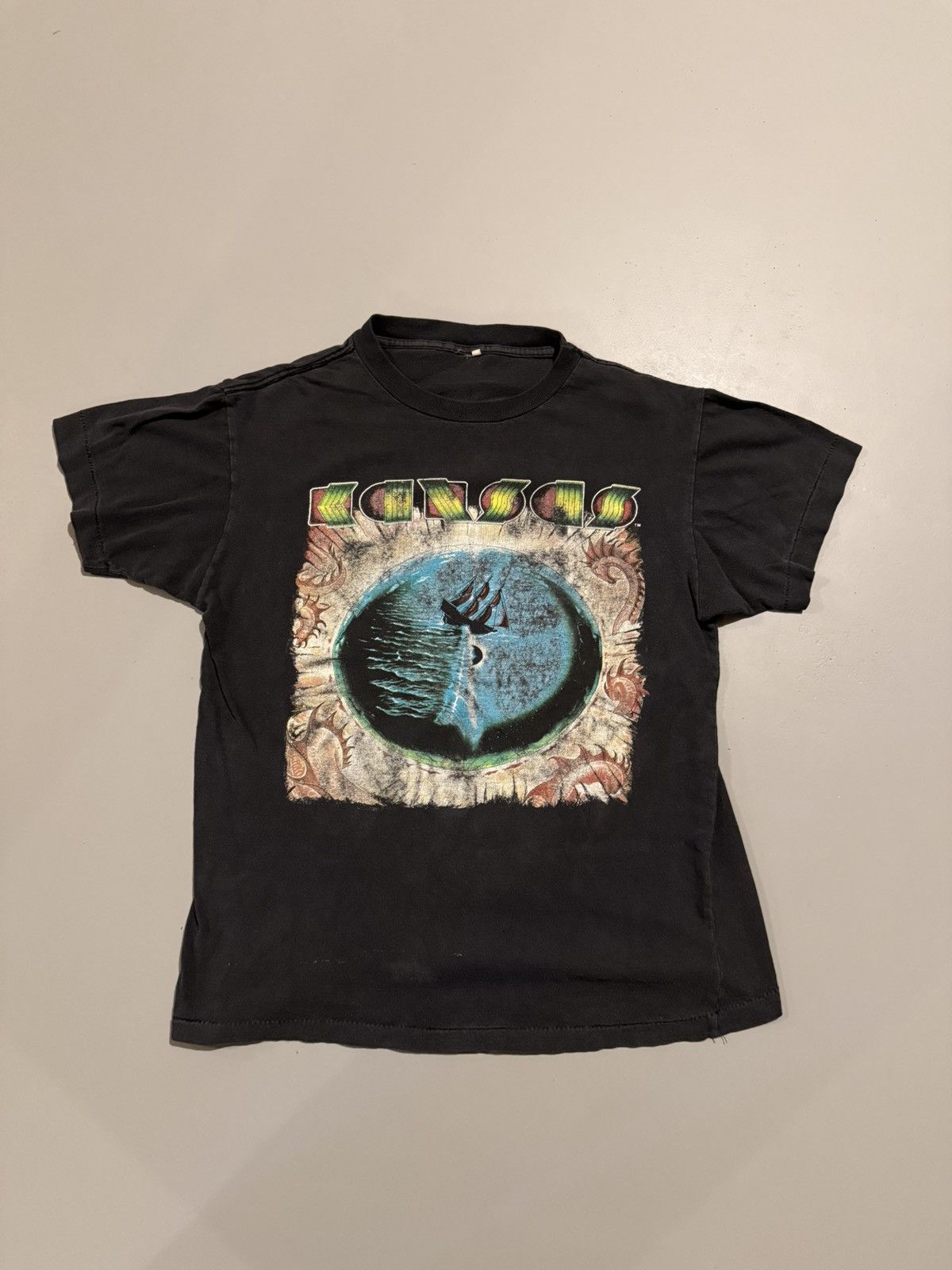 Other Vintage Boston Band Tee World Tour Single Stitch 90s Size US M / EU 48-50 / 2 - 1 Thumbnail
