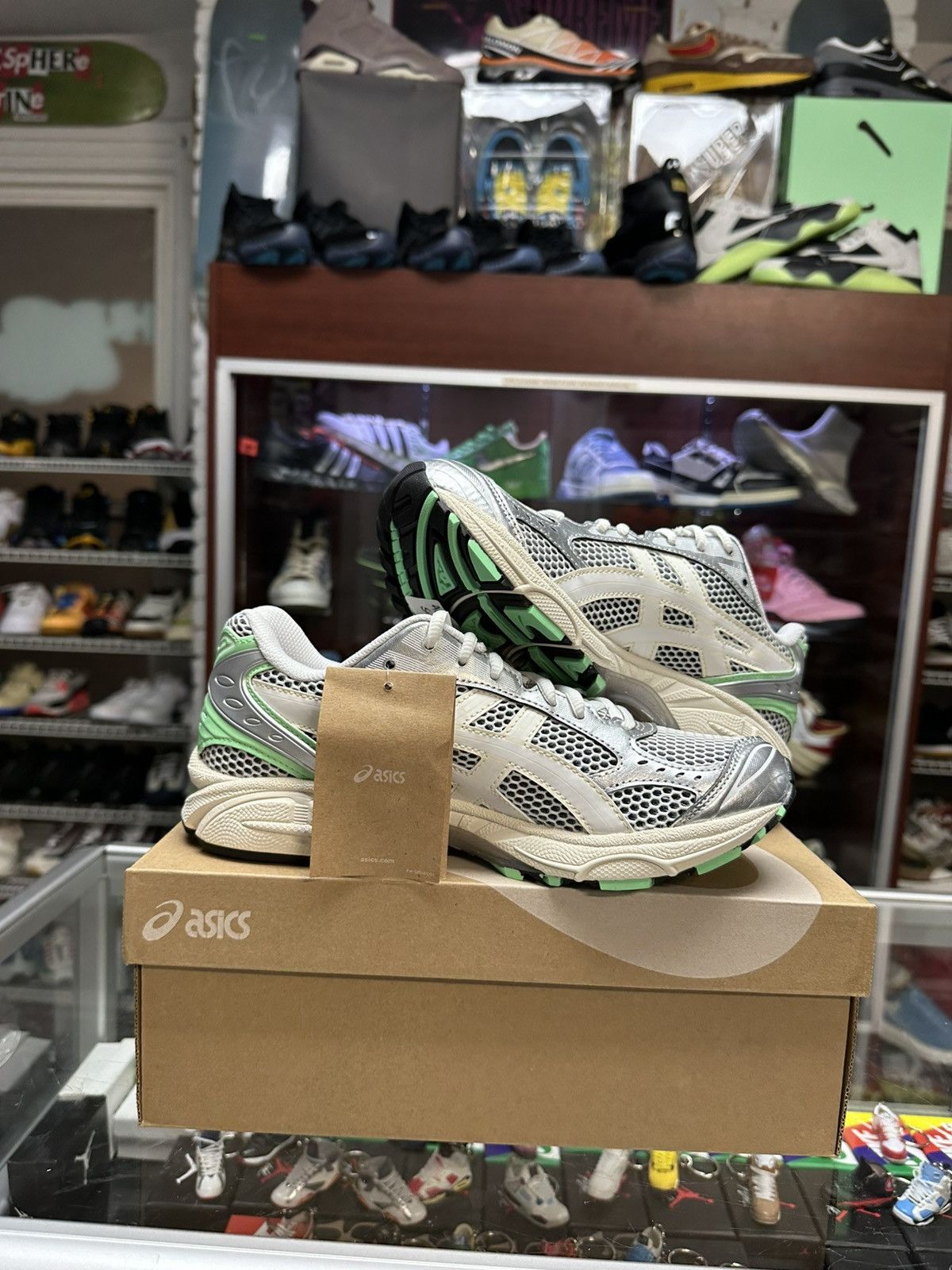 Asics Asics Kayano 14 ‘White/Menthol’ Size US 7.5 / EU 40-41 - 2 Thumbnail