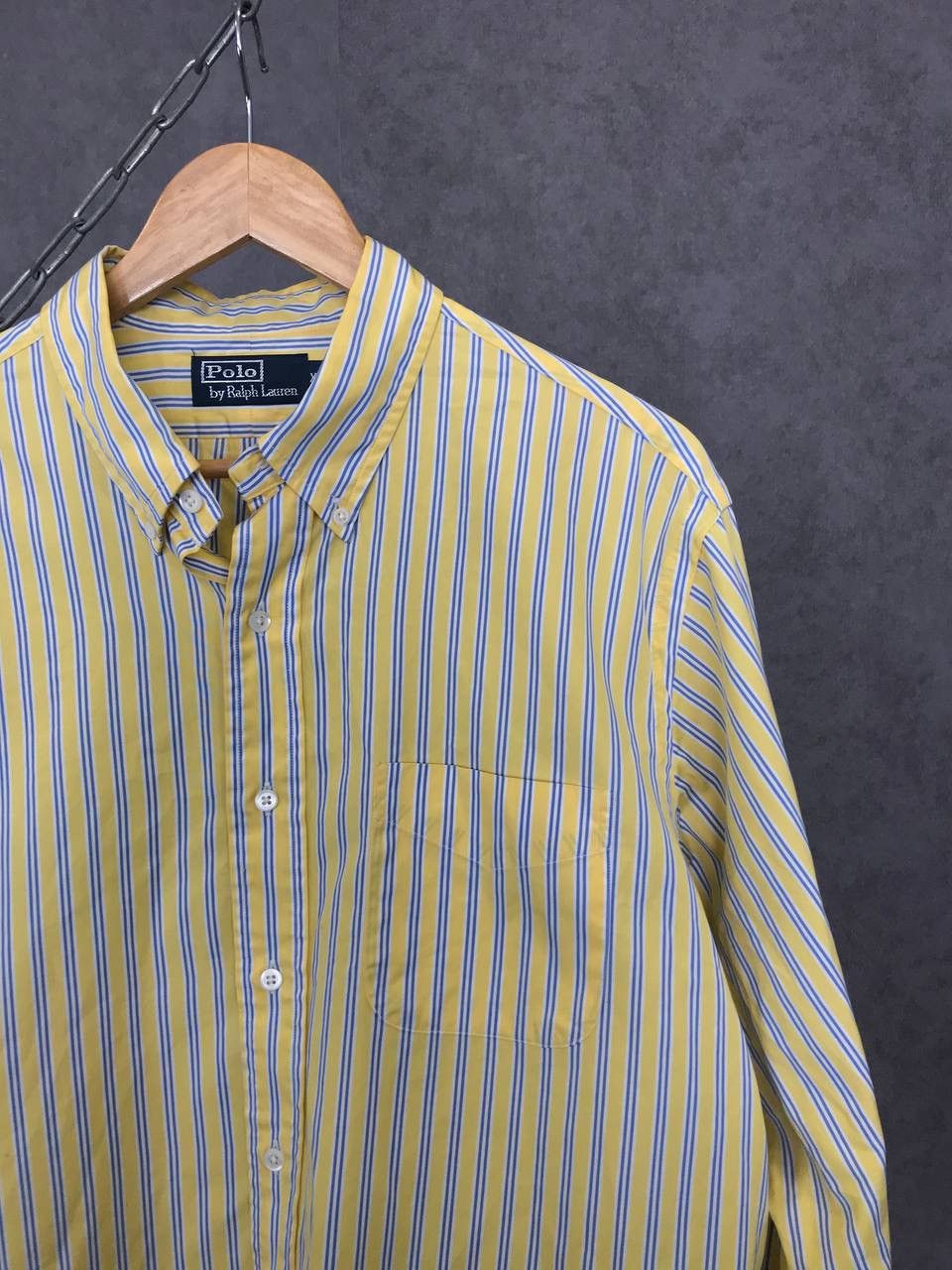 Polo Ralph Lauren Polo Ralph Lauren vintage designer striped shirt Size US XL / EU 56 / 4 - 2 Thumbnail