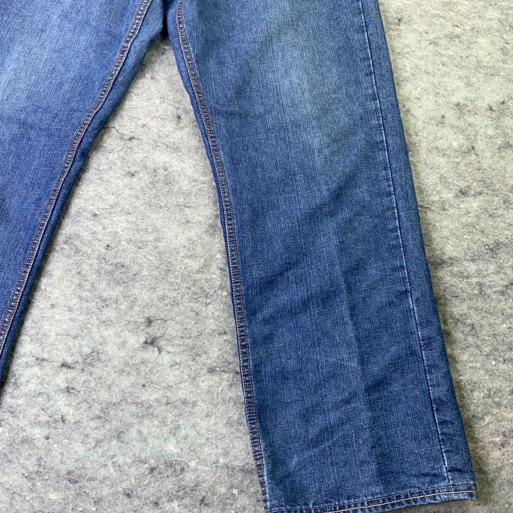 Rocawear VINTAGE Roca Wear Mens Jeans 38x33 Blue Wide Leg Loose Baggy Grunge SK8 Y2K Size US 38 / EU 54 - 3 Thumbnail